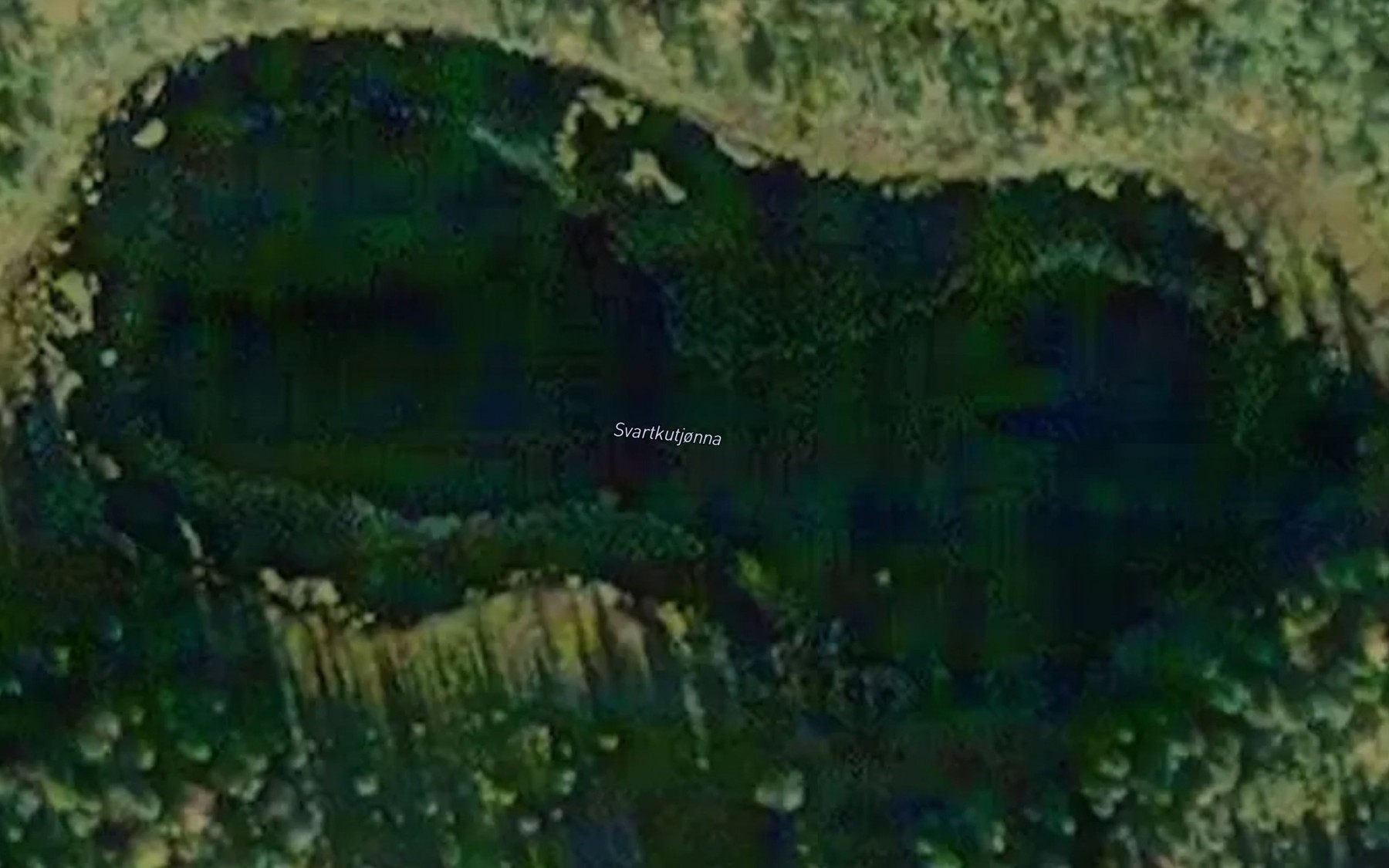 Satellite map of the Svartkutjonna