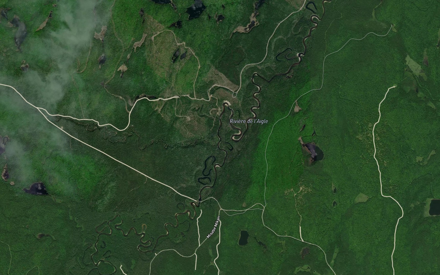Satellite map of the Ruisseau a la Tortue