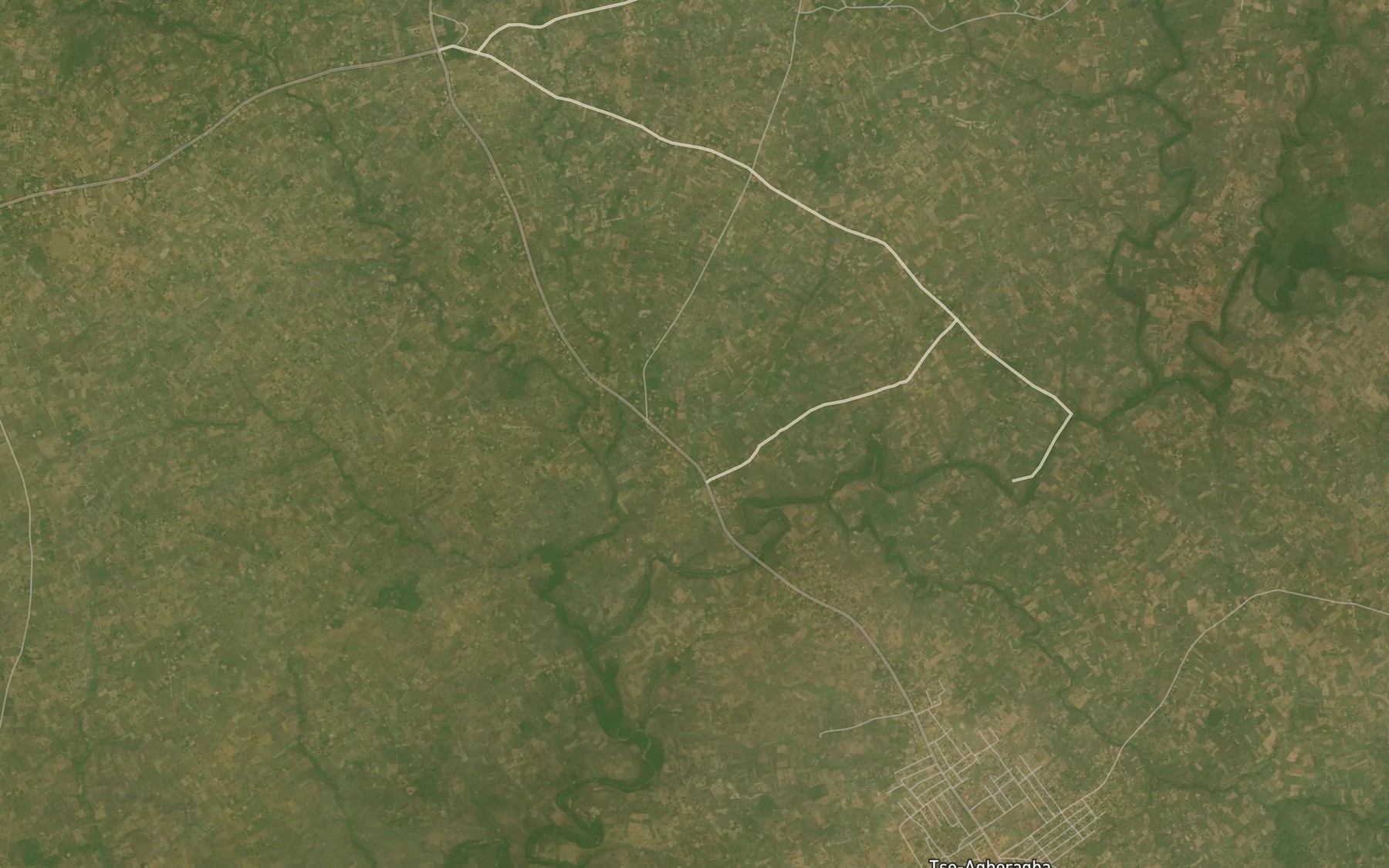 Satellite map of the Ofobiem Stream