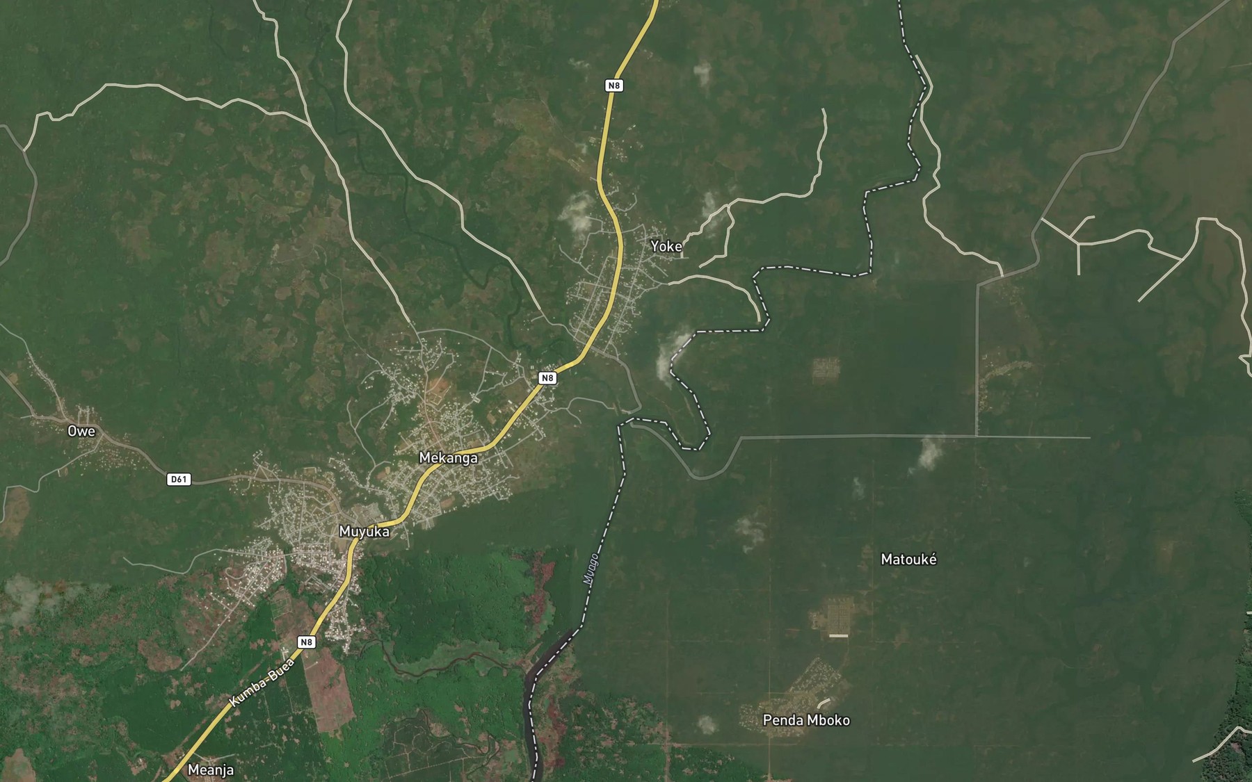 Satellite map of the Yoke