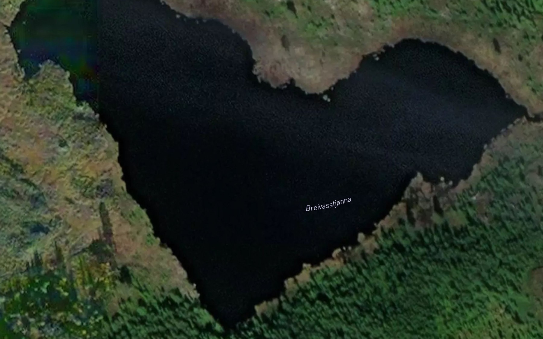 Satellite map of the Breivasstjonna