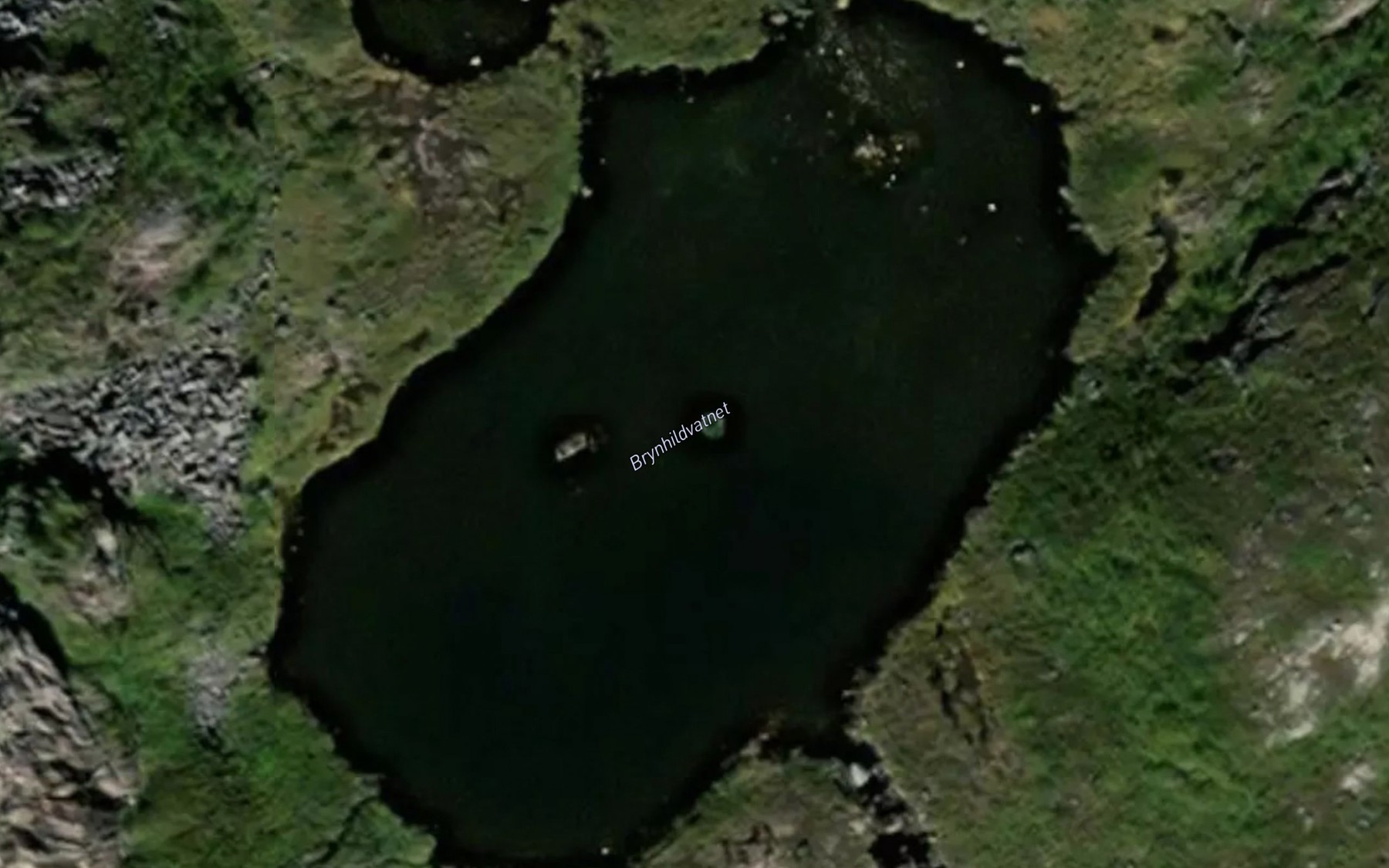 Satellite map of the Brynhildvatnet