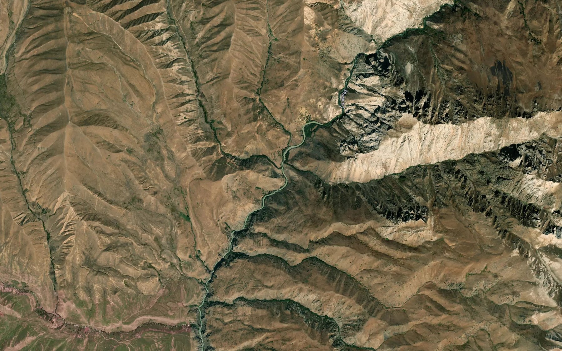 Satellite map of the Taldyk-Say