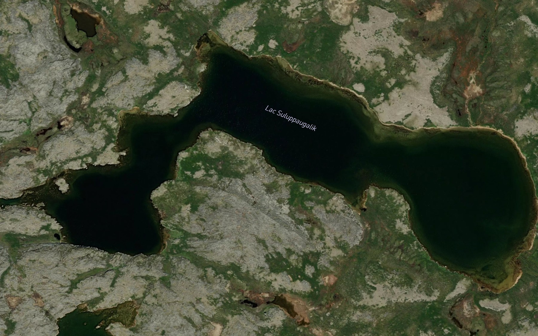 Satellite map of the Lac Suluppaugalik