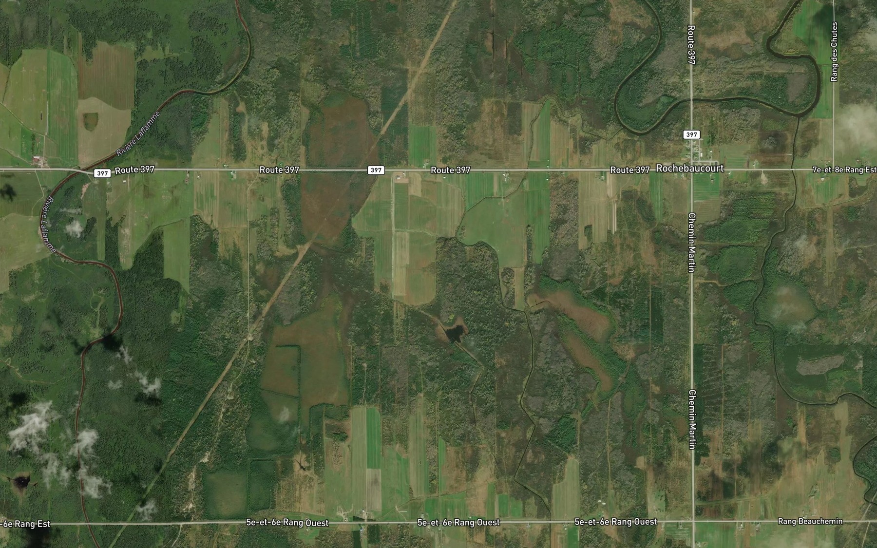 Satellite map of the Cours d'eau Seguin