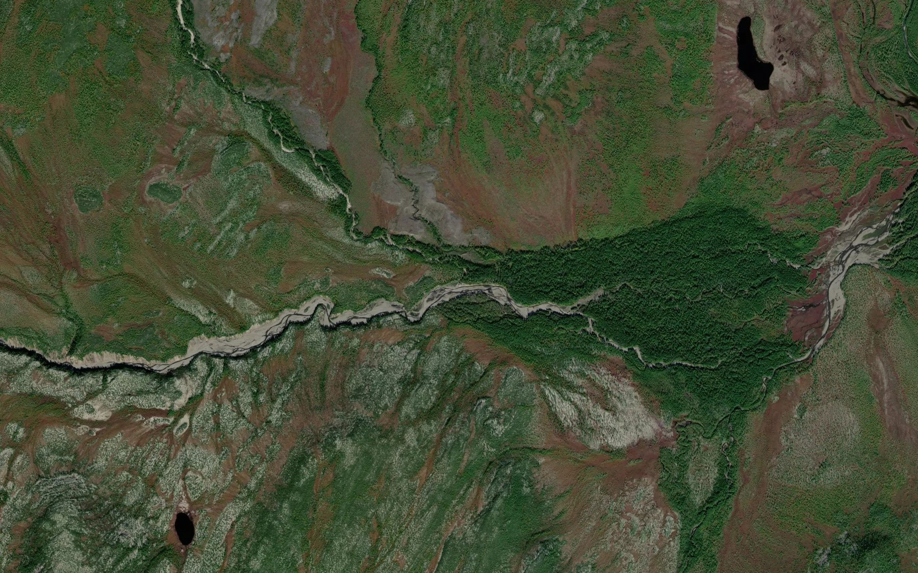 Satellite map of the Gol'tsovka