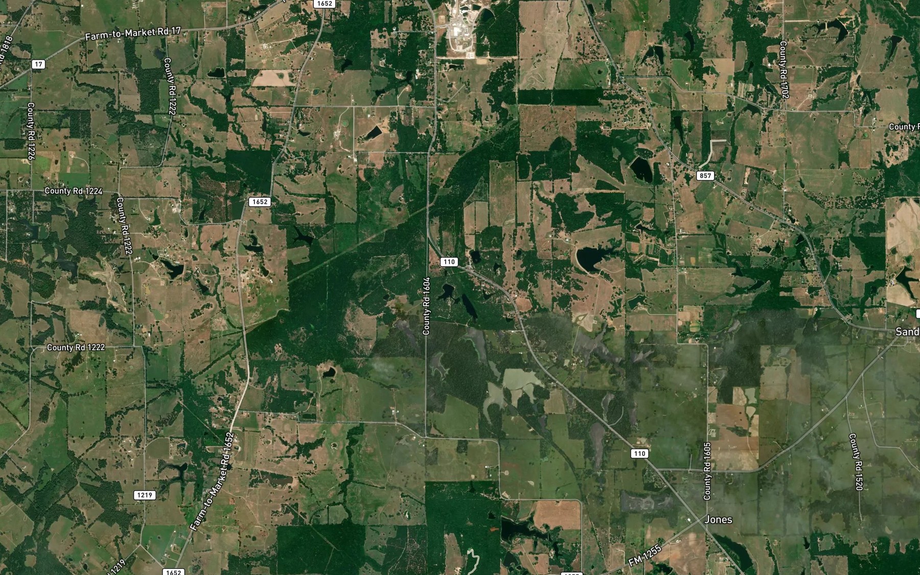 Satellite map of the Darnell Lake Number 3