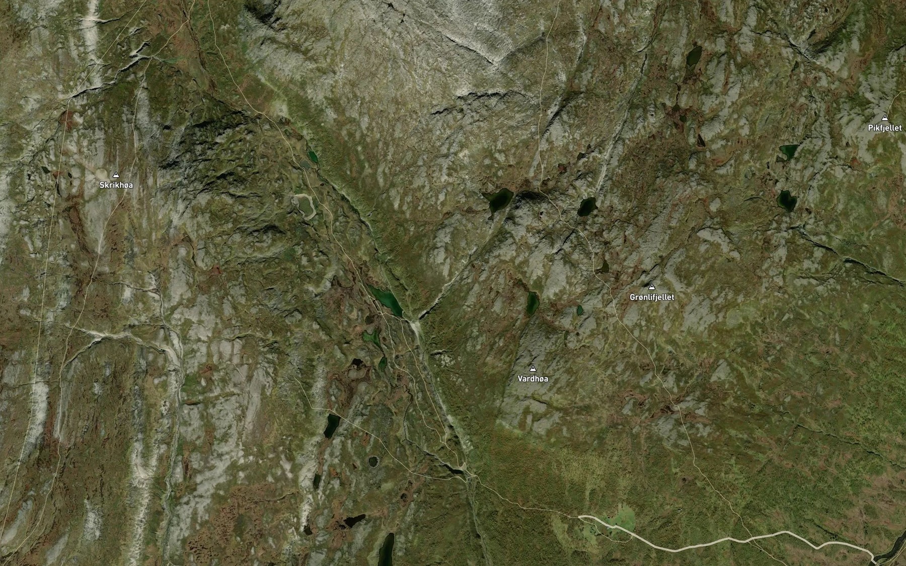 Satellite map of the Grabekken
