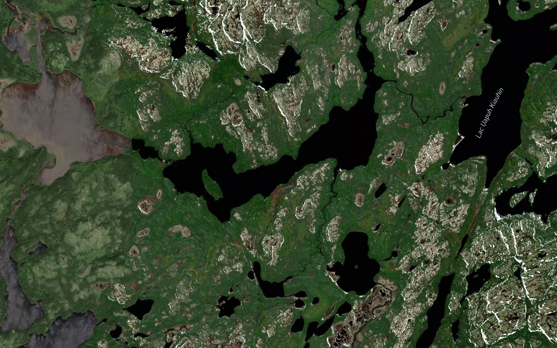 Satellite map of the Lac Namehat Kakutepapinaniht
