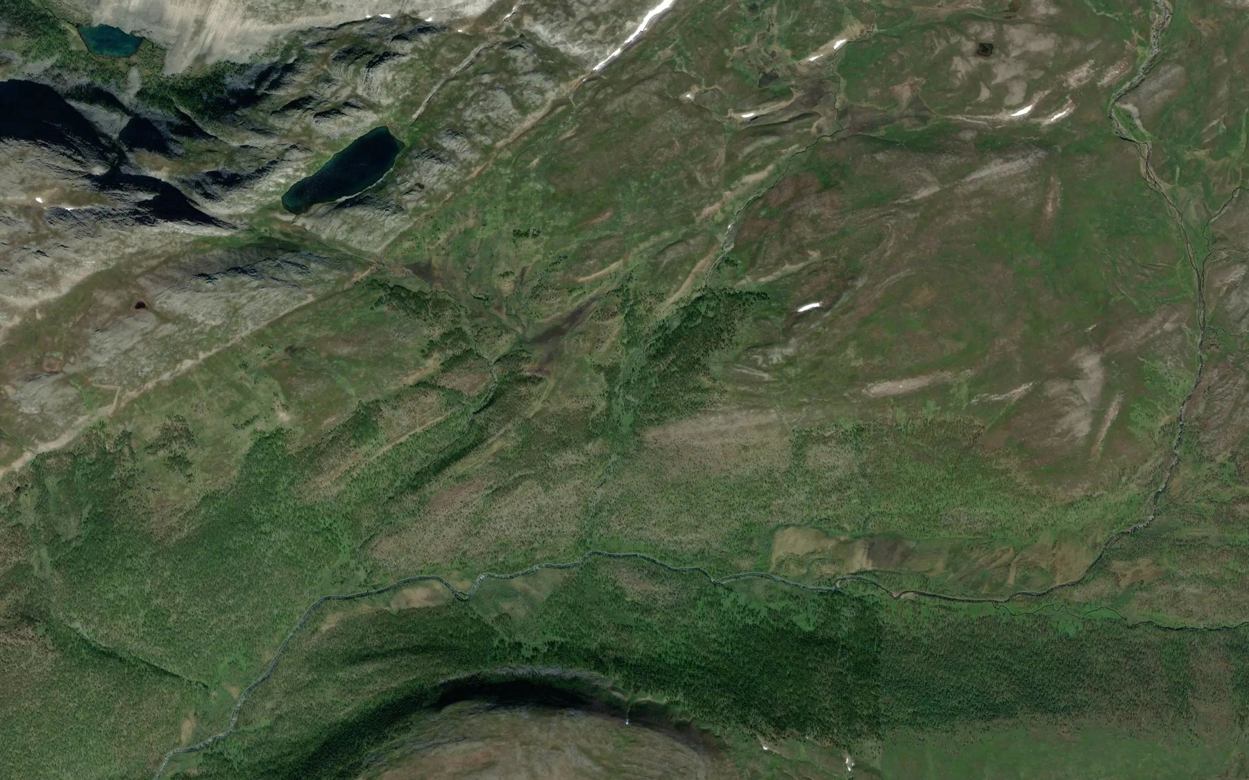 Satellite map of the Loamejakka,ucca