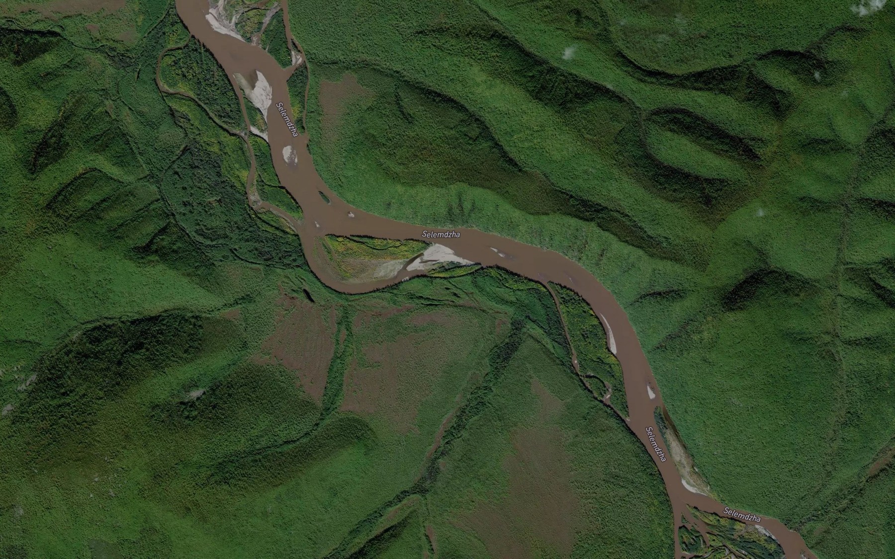 Satellite map of the Pamyatnik