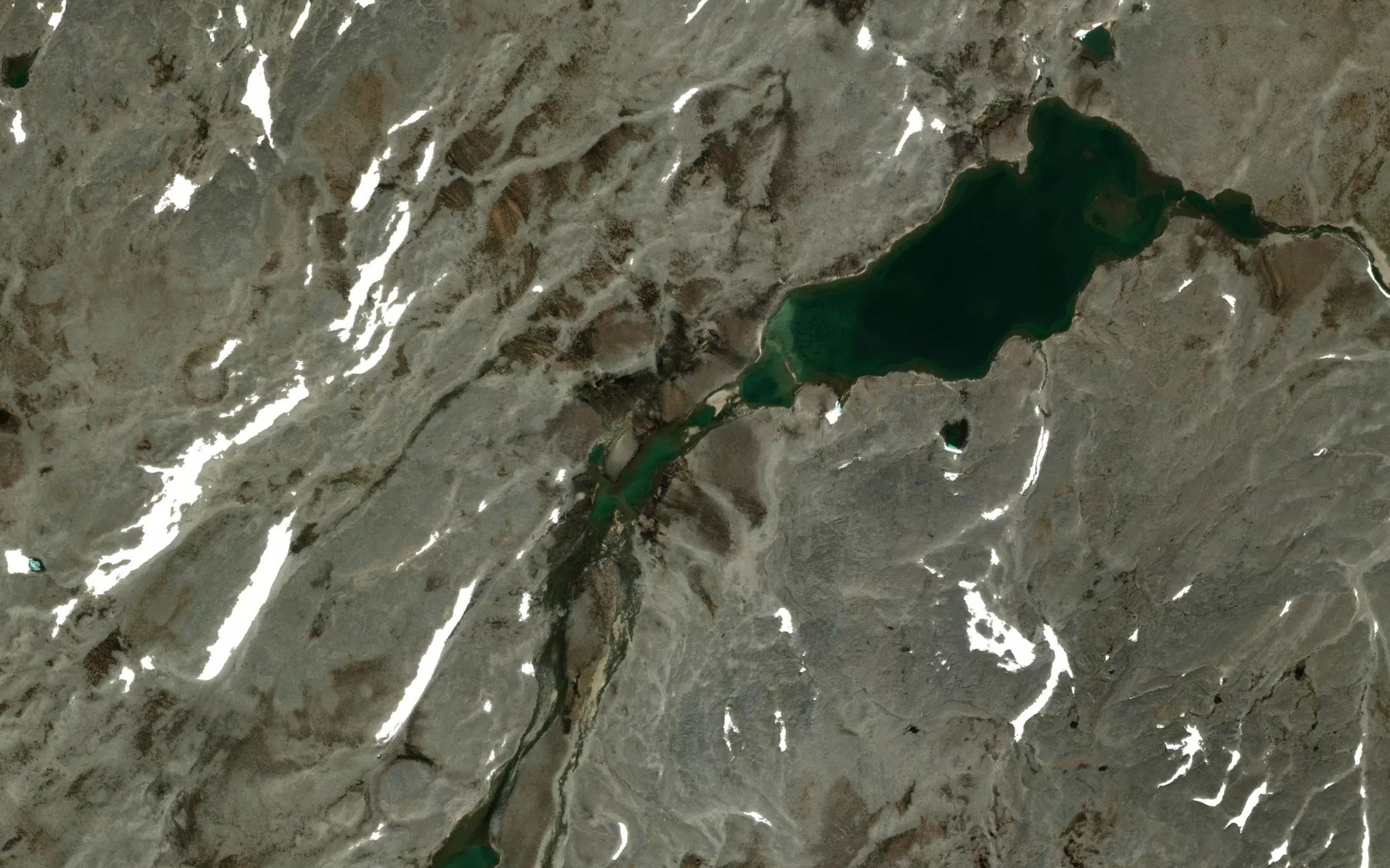 Satellite map of the Lac Lecorre