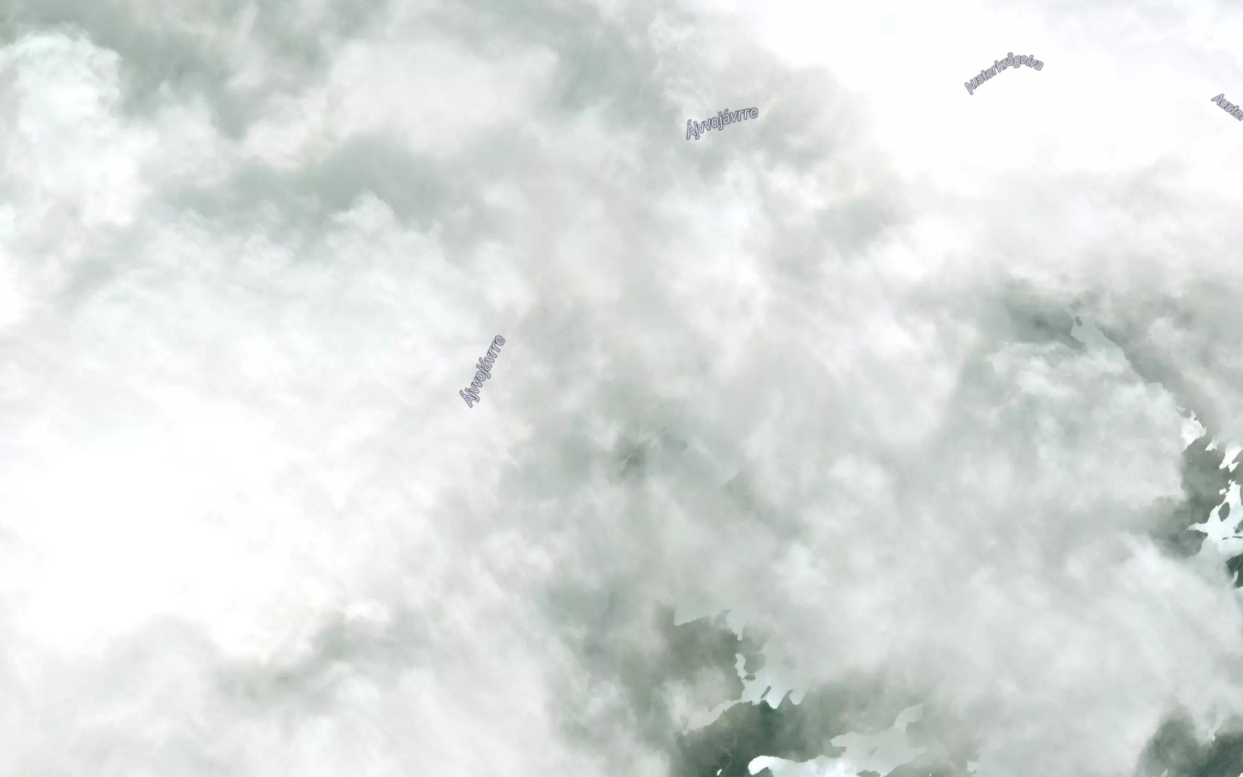 Satellite map of the Aivojavri