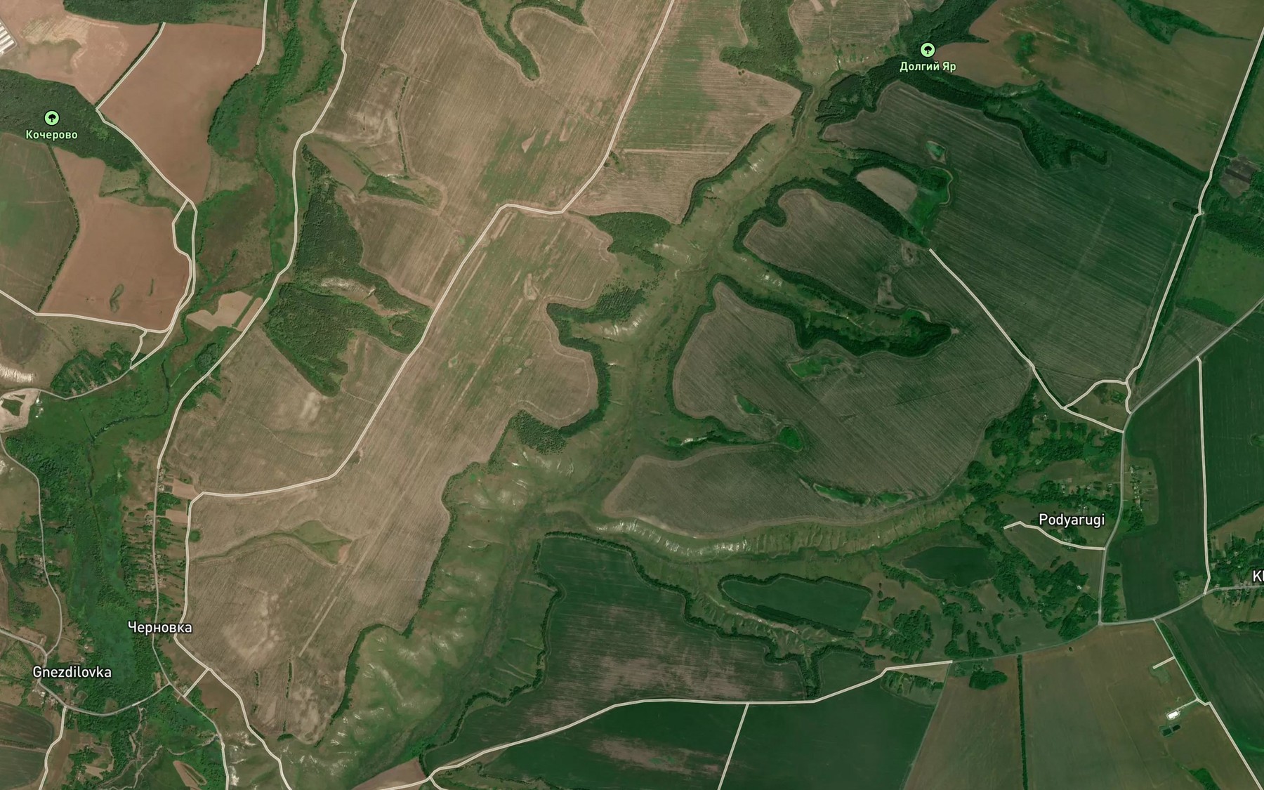 Satellite map of the Balka Popova