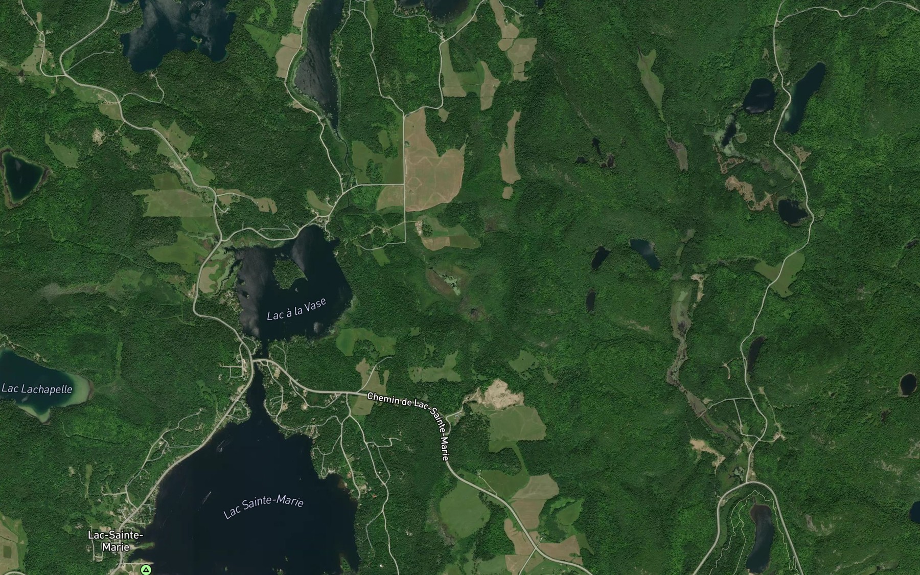 Satellite map of the Etang Flemming
