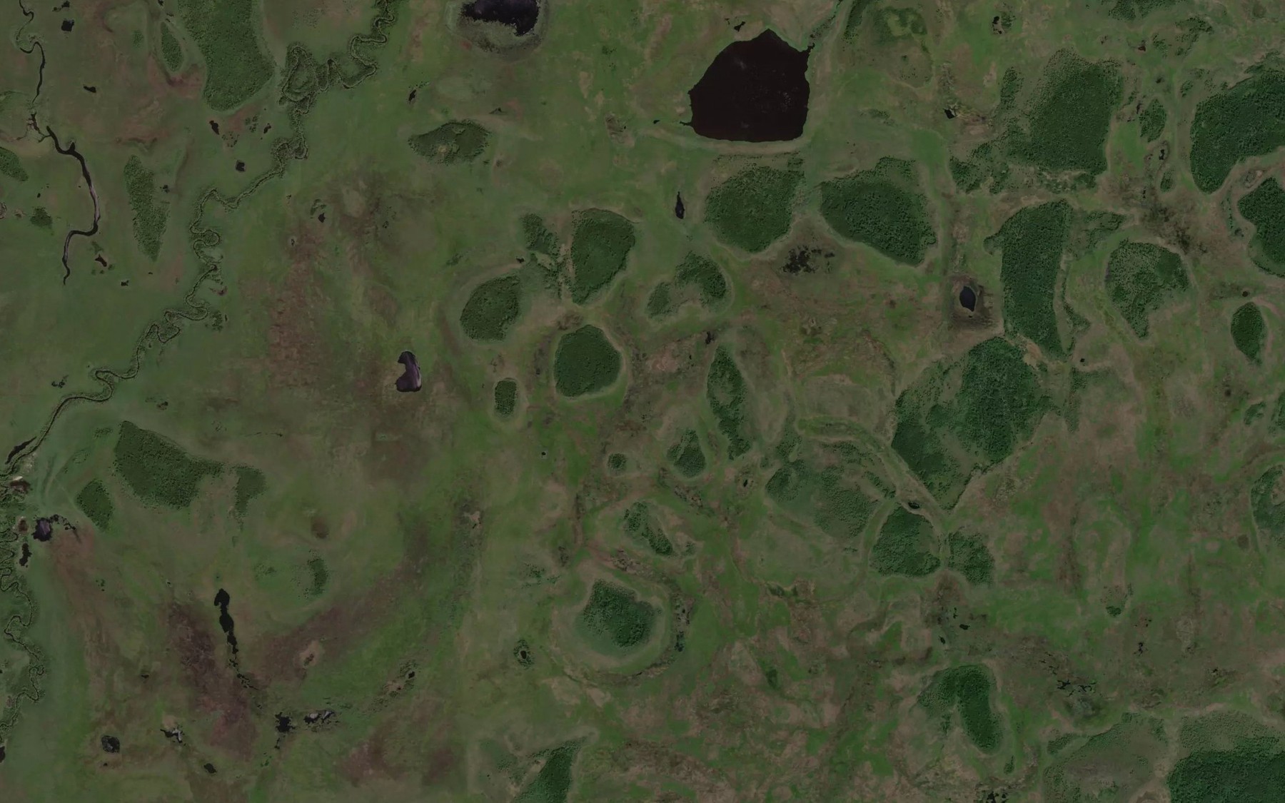 Satellite map of the Ozero Ul'myulikanskoye
