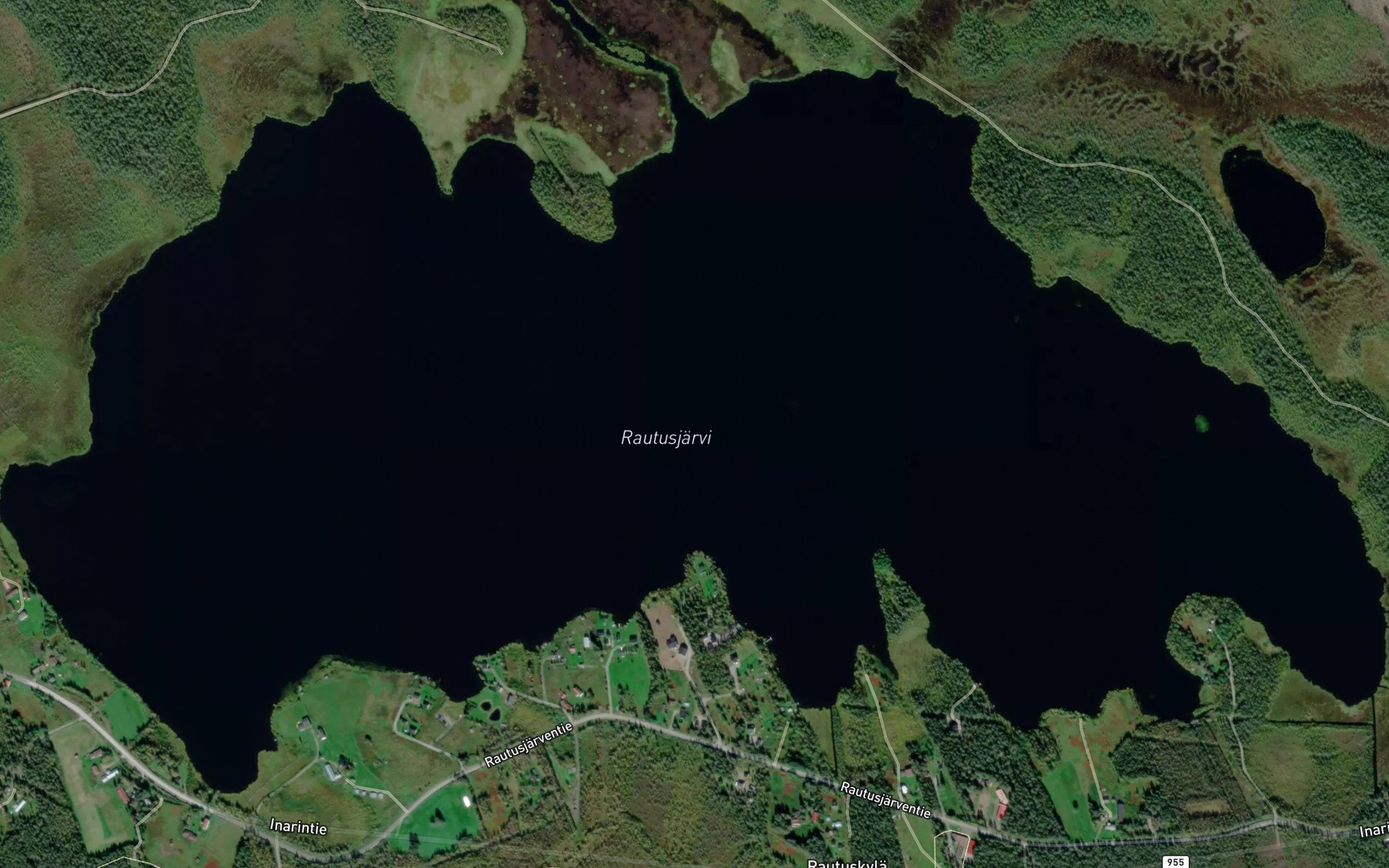 Satellite map of the Rautusjarvi