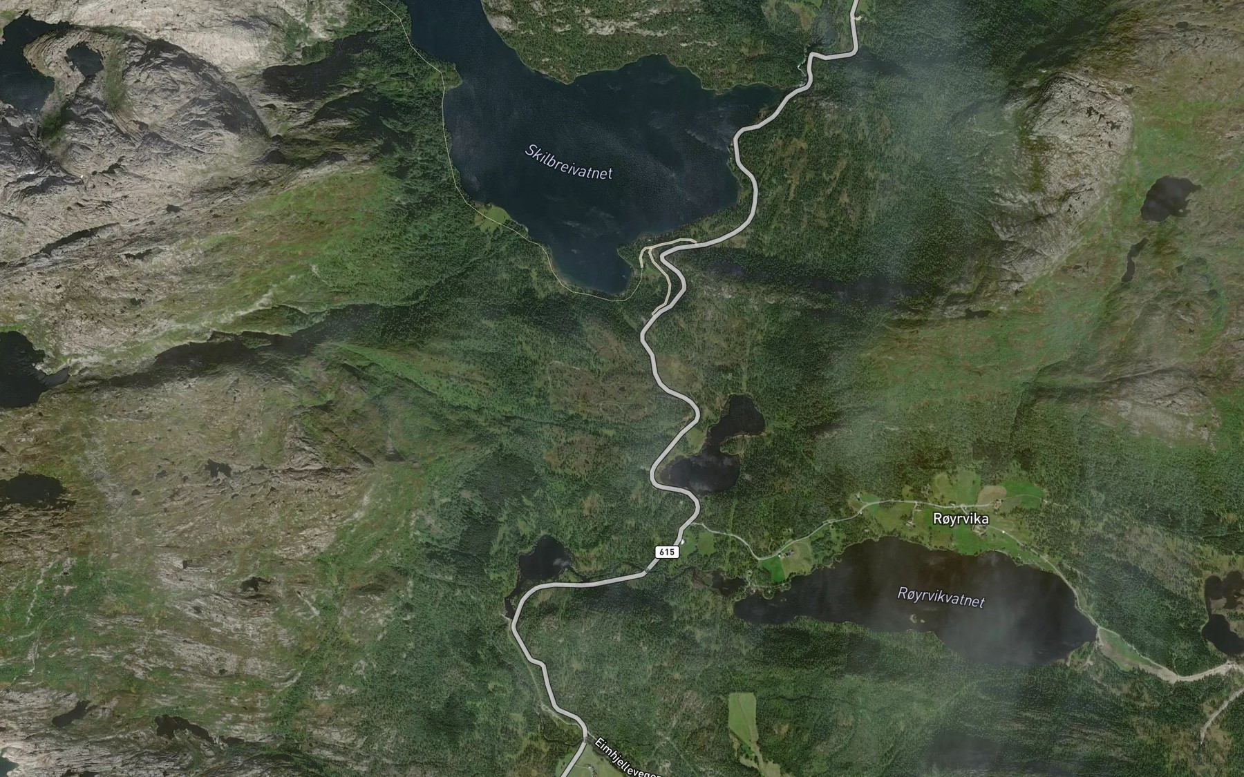 Satellite map of the Betnatjorna