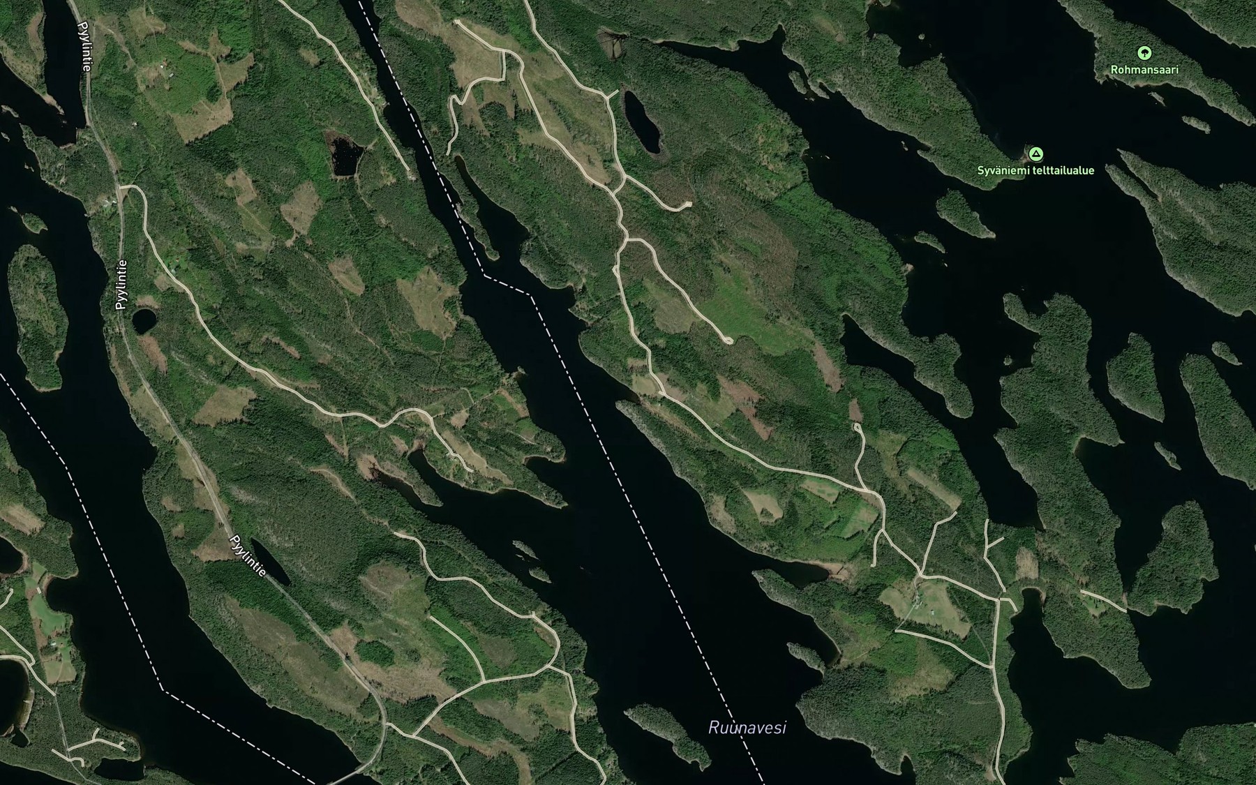 Satellite map of the Ammalahti