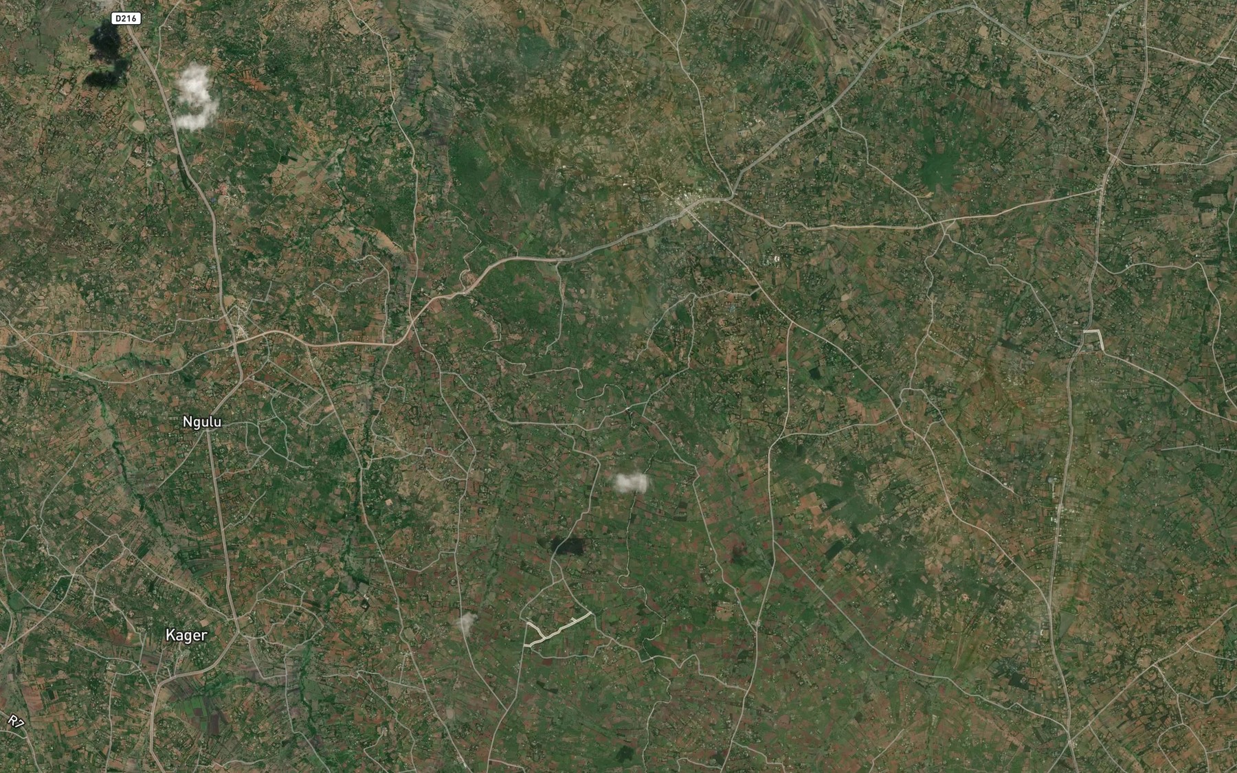 Satellite map of the Ogwoyo