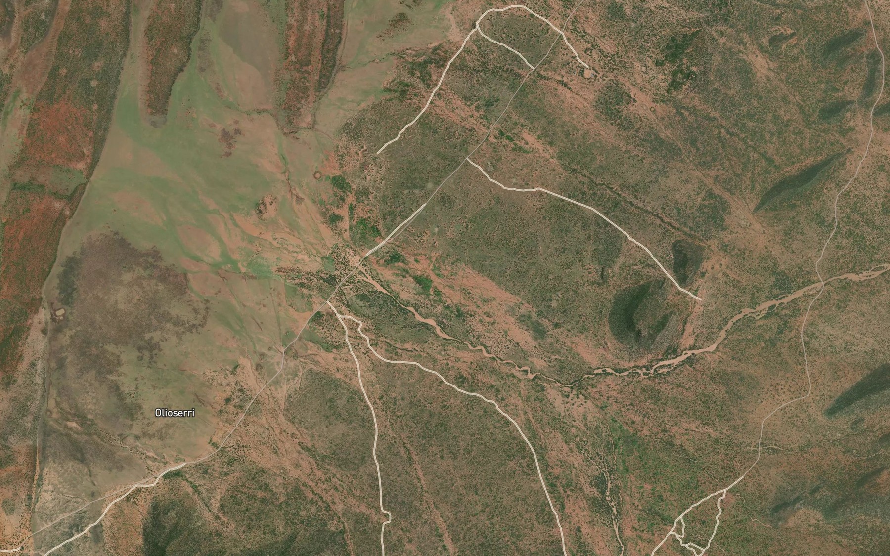 Satellite map of the Esonorua