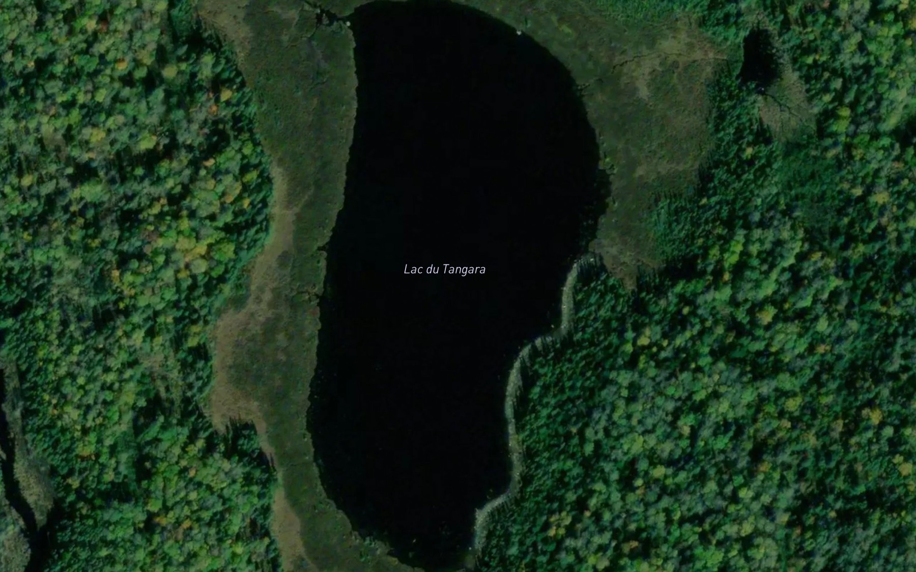 Satellite map of the Lac du Tangara