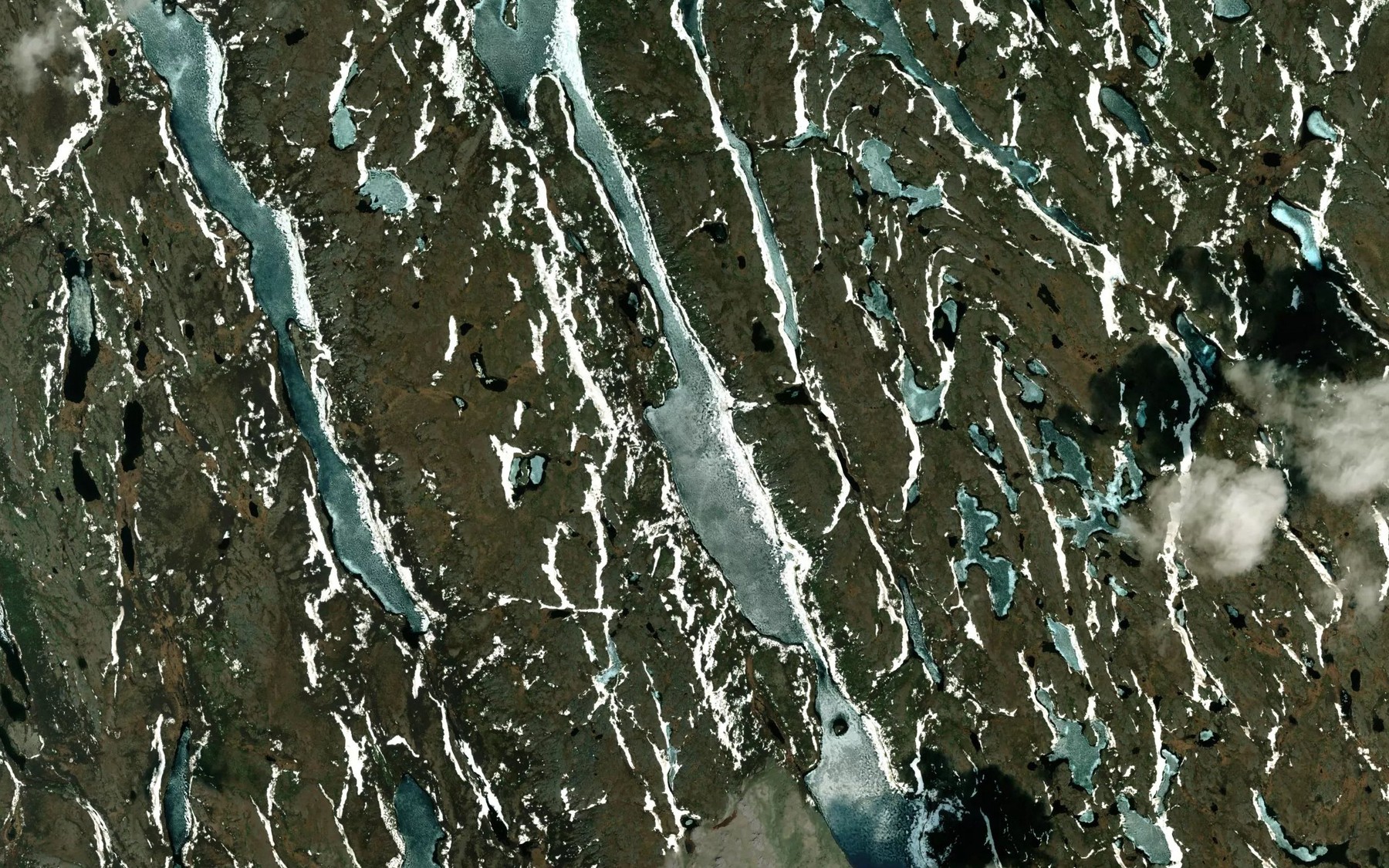 Satellite map of the Lac Hellancourt