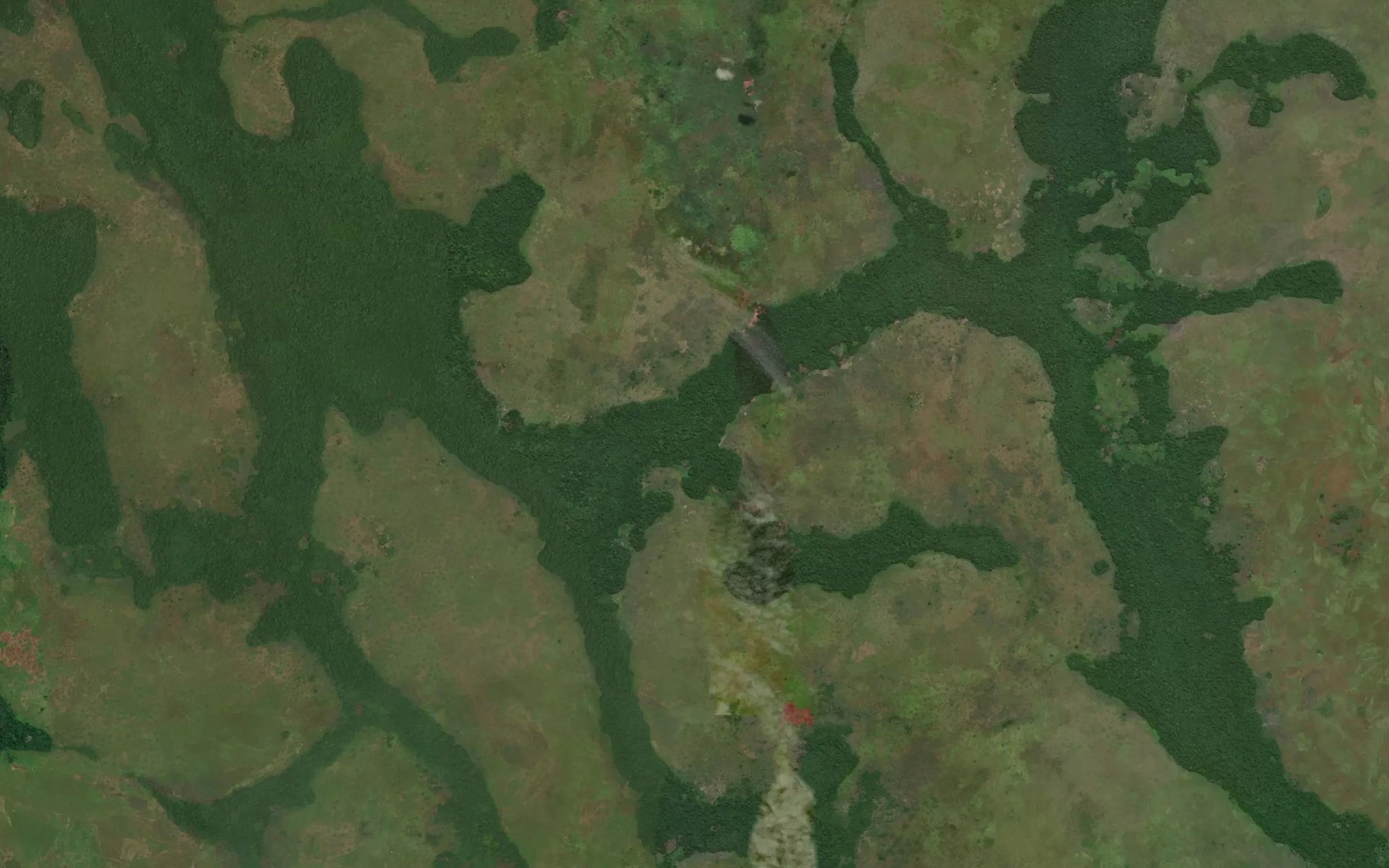 Satellite map of the Ziwali
