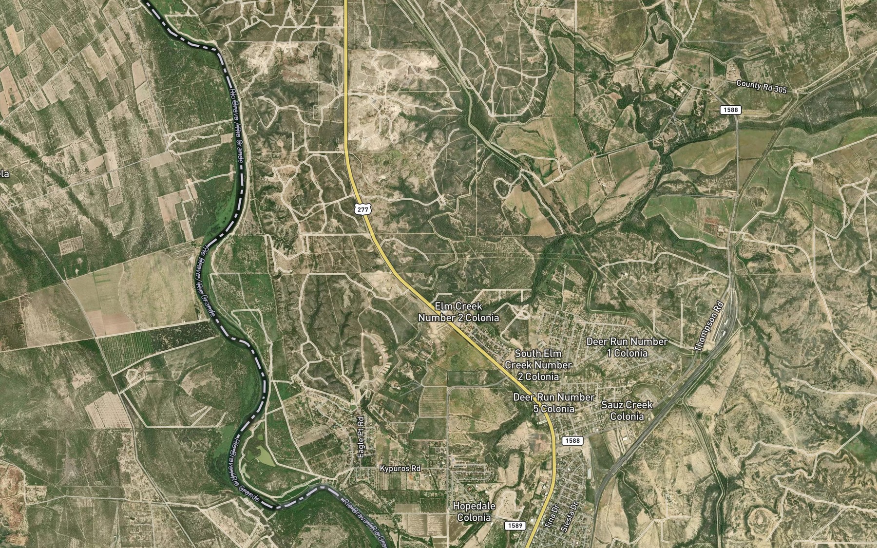 Satellite map of the Lateral Twentytwo
