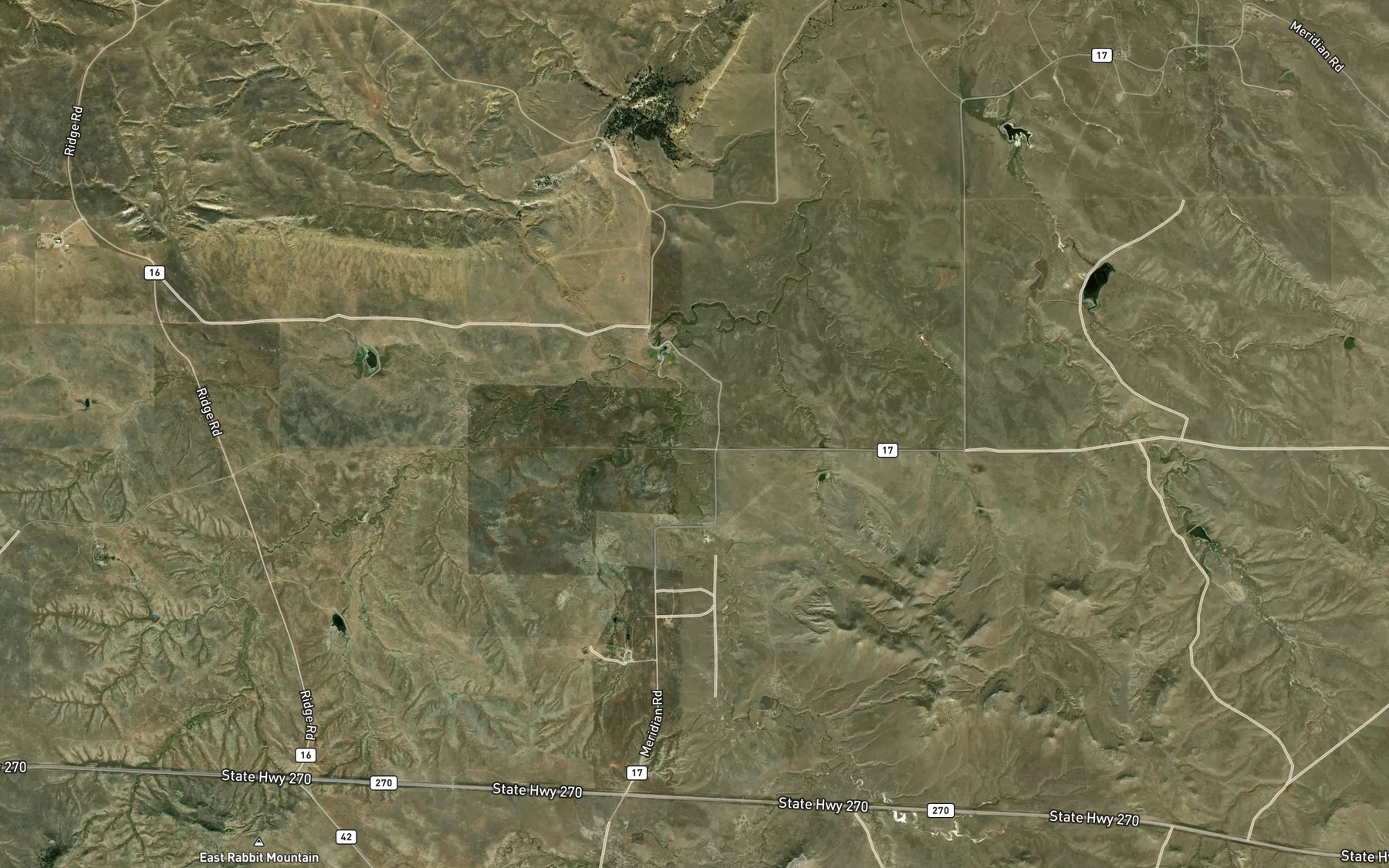 Satellite map of the East Fork Buck Creek
