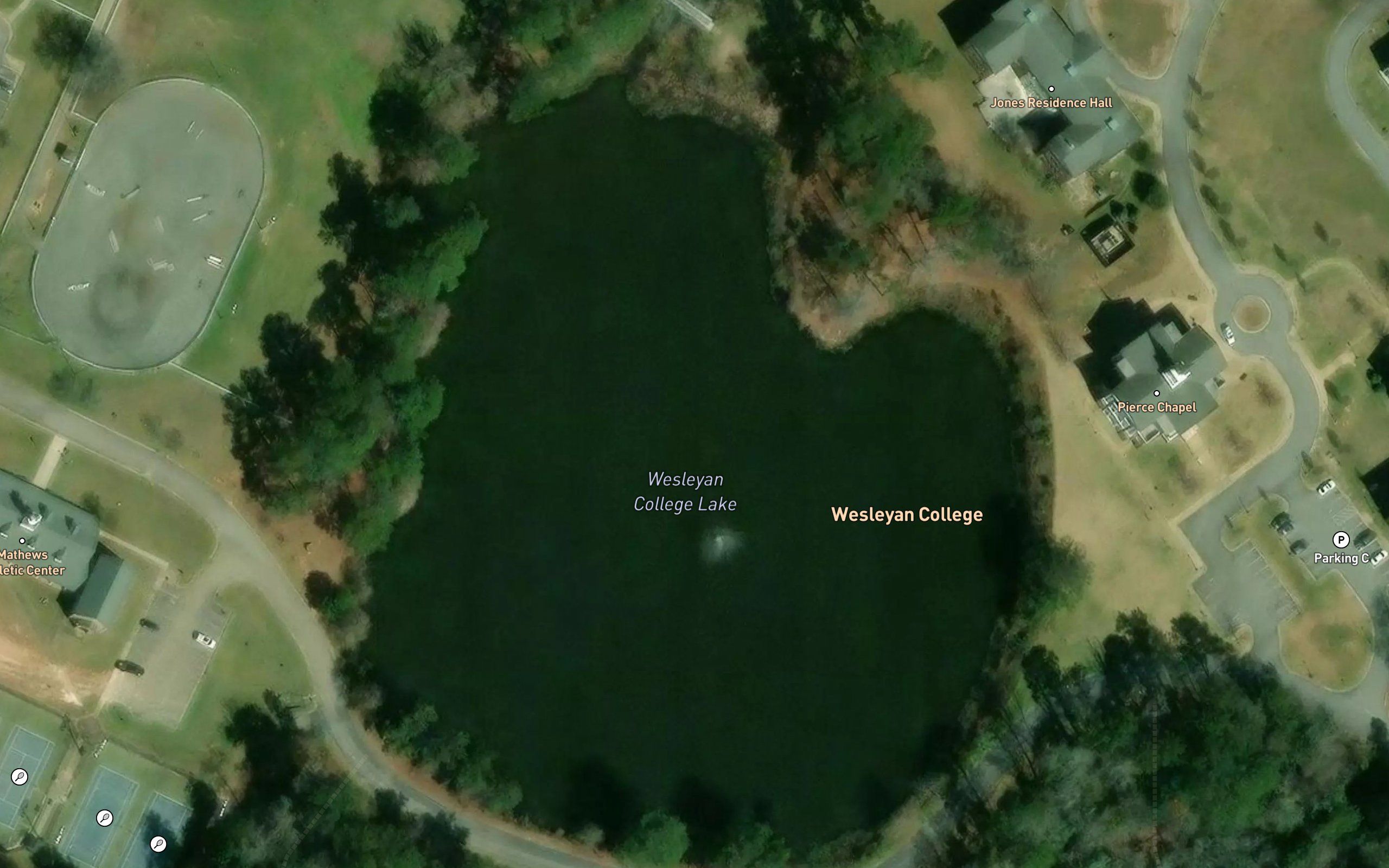 Wesleyan College Lake