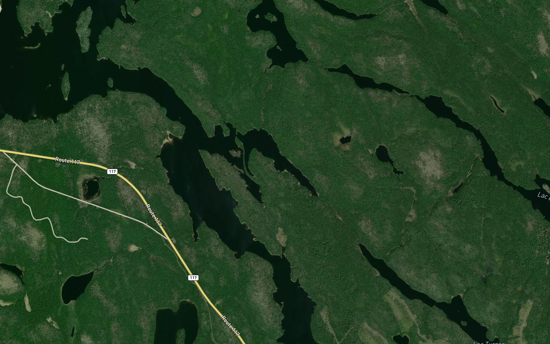 Satellite map of the Baie Cere
