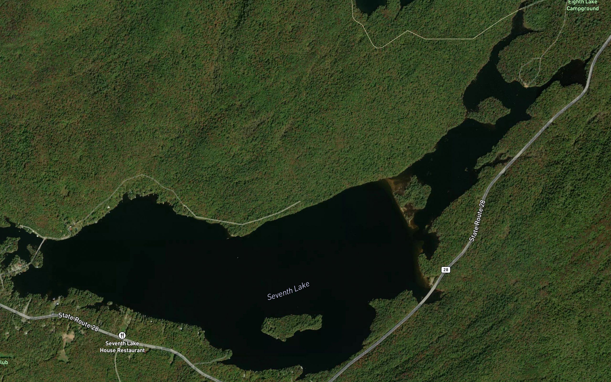 Seventh Lake, Fulton Chain Lakes, Inlet