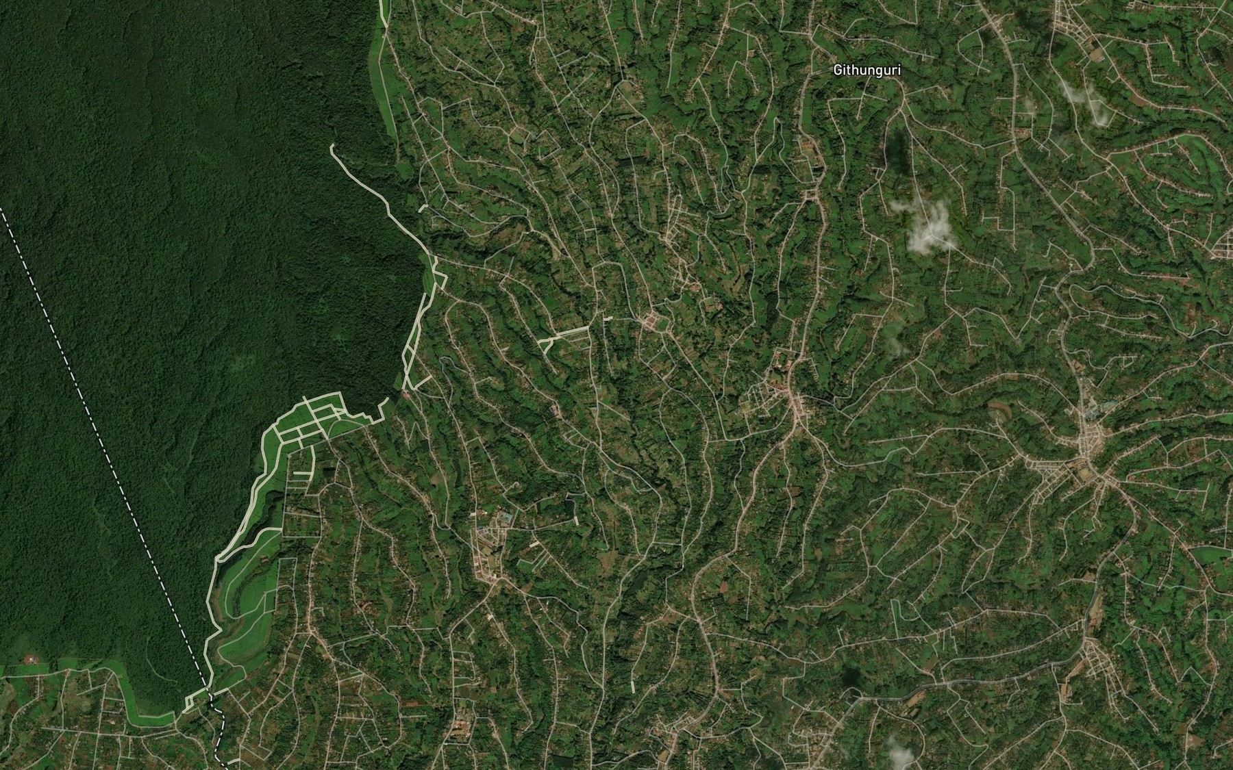 Satellite map of the Nyanjara