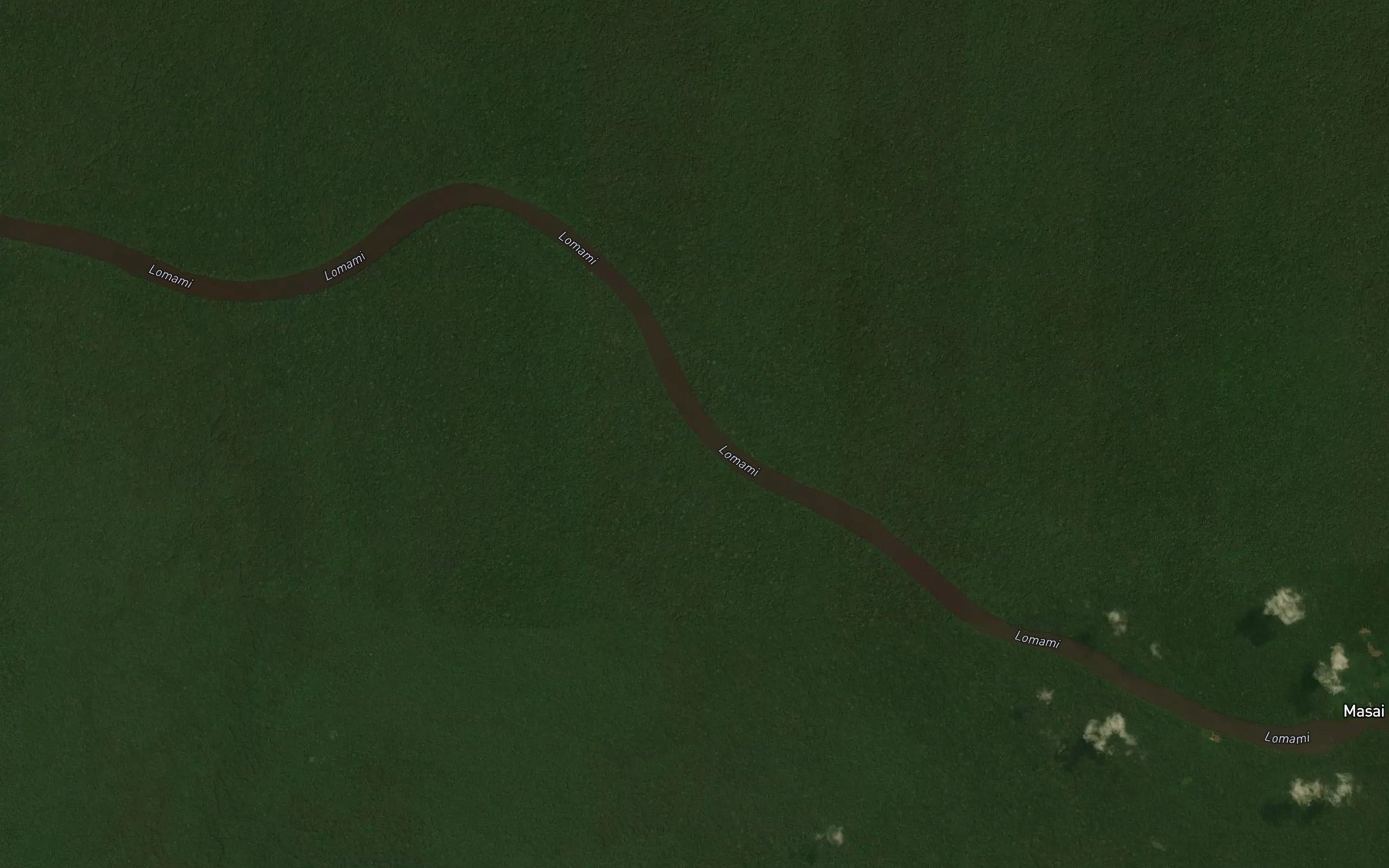 Satellite map of the Ndulu