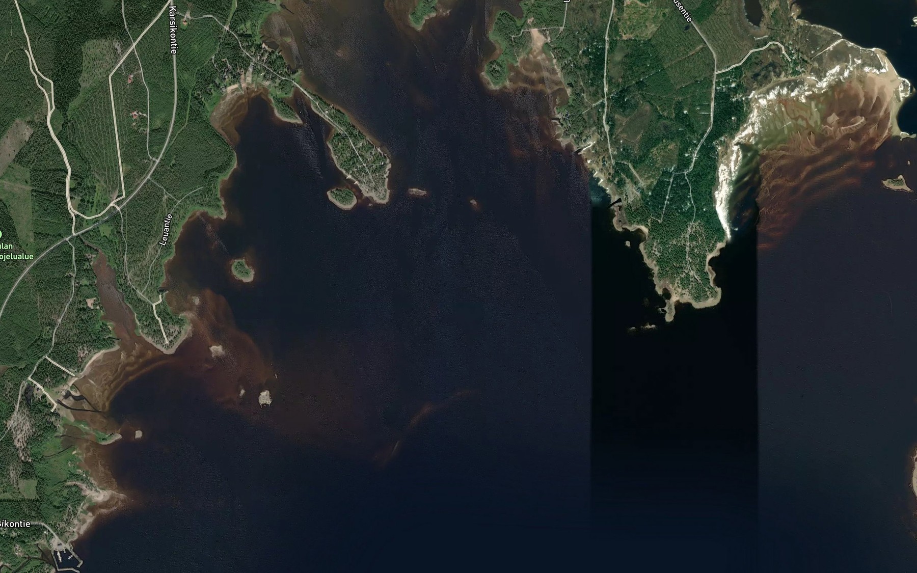 Satellite map of the Selkamatala