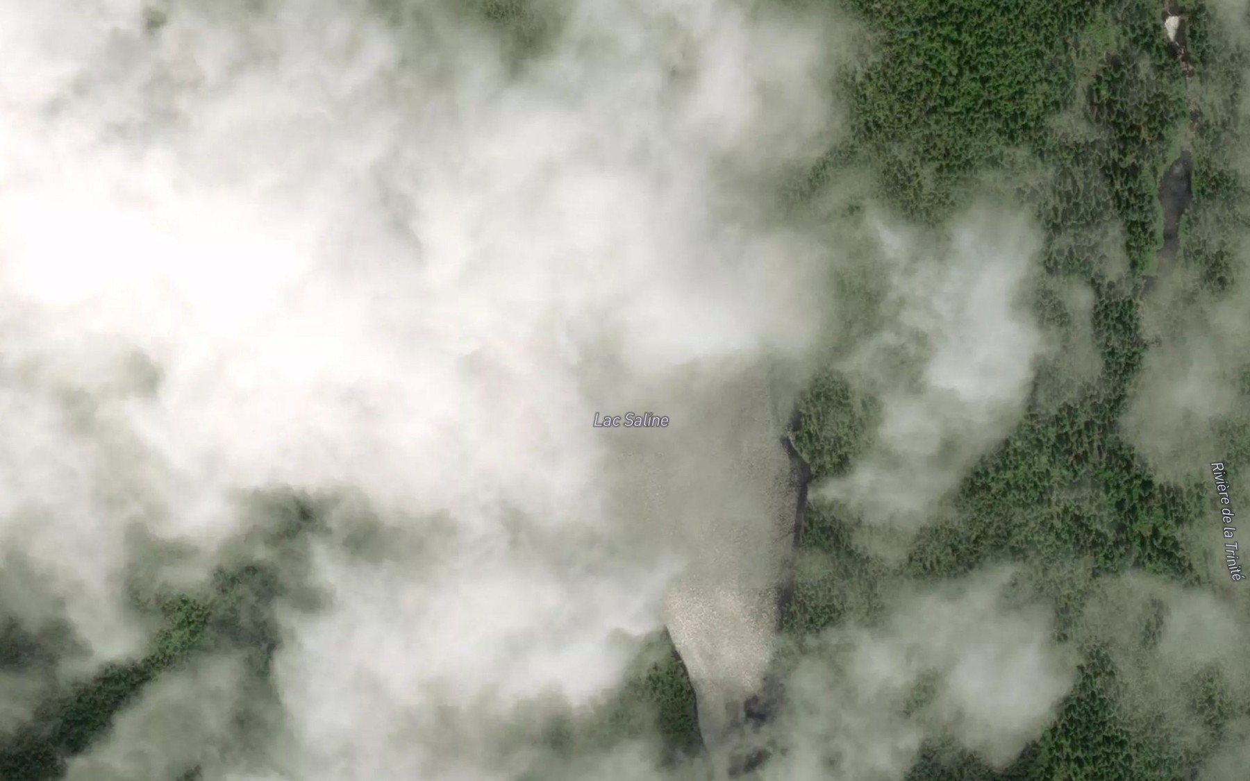 Satellite map of the Lac Saline