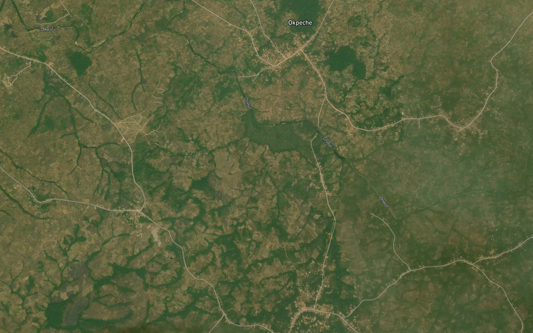 Satellite map of the Kachero