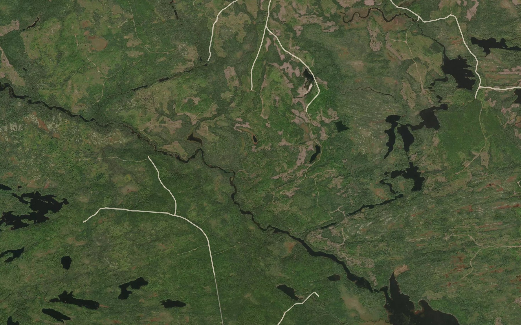 Satellite map of the Indian Rips