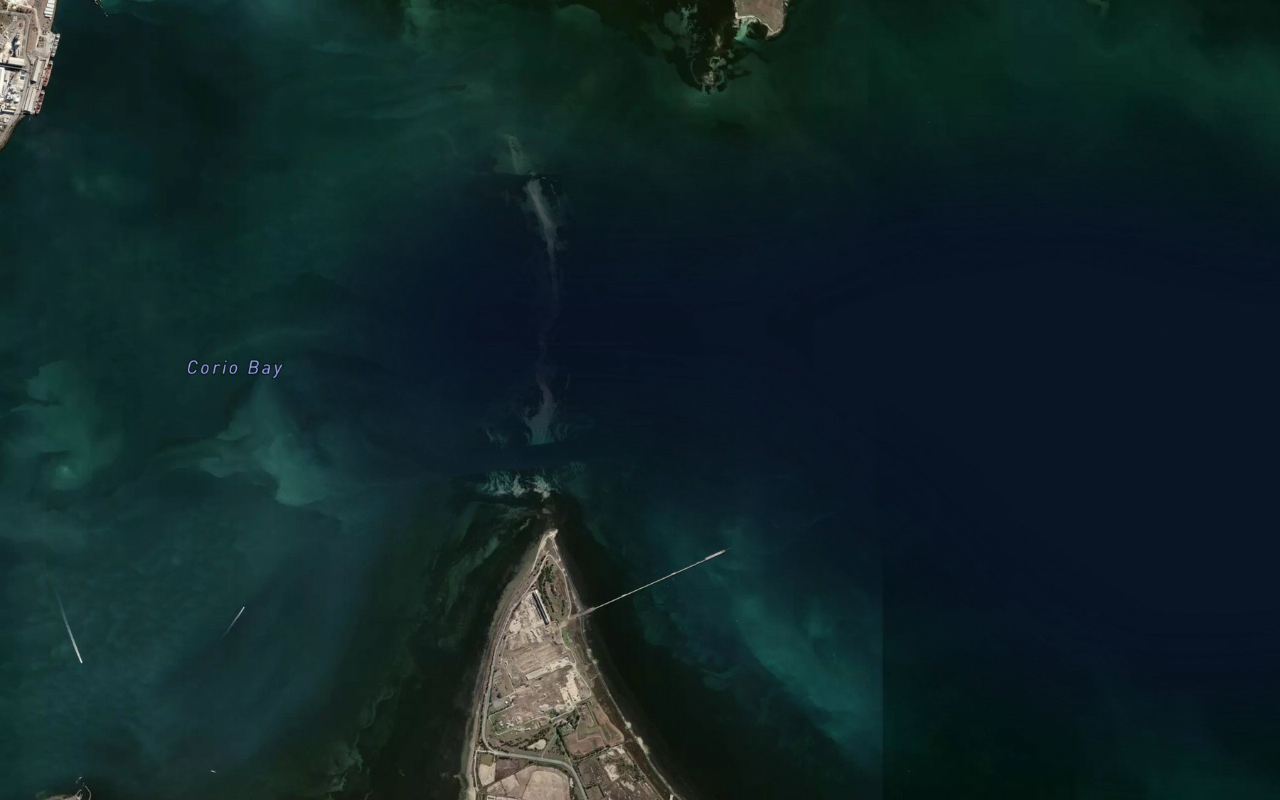 Satellite map of the Corio Bay