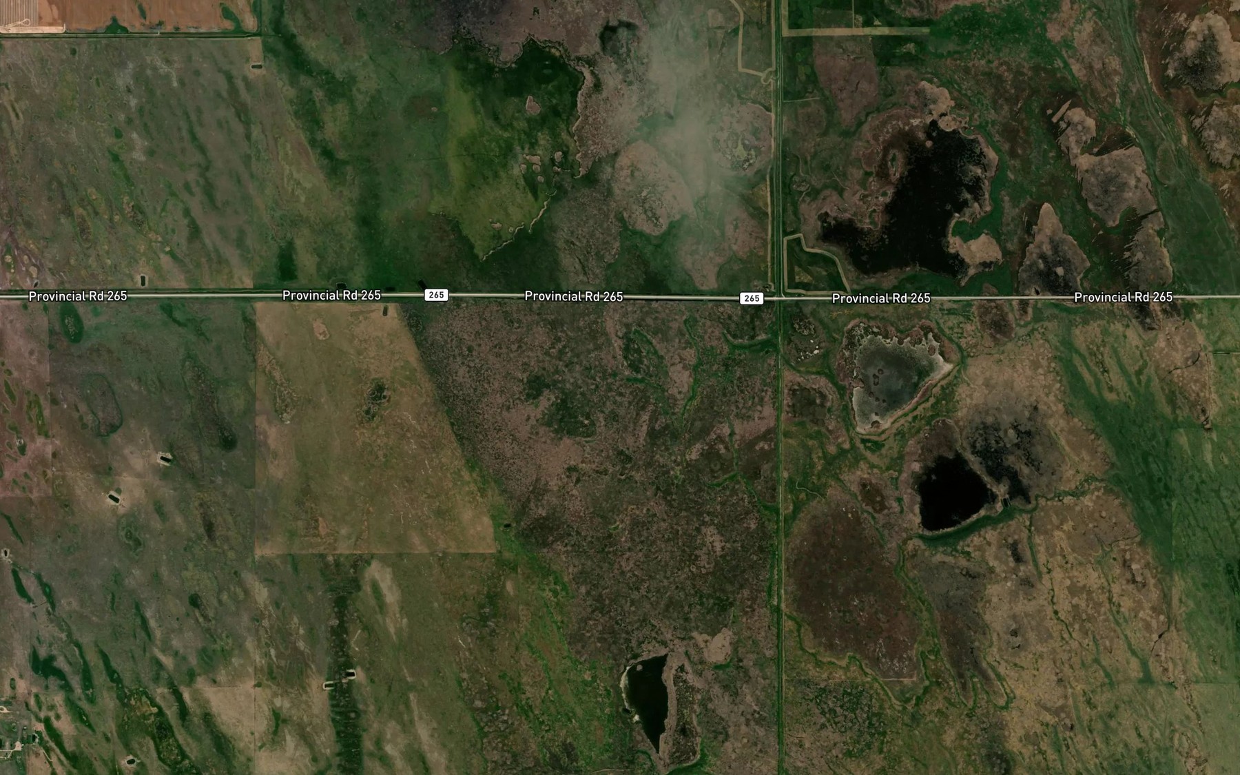 Satellite map of the Seagull Lake
