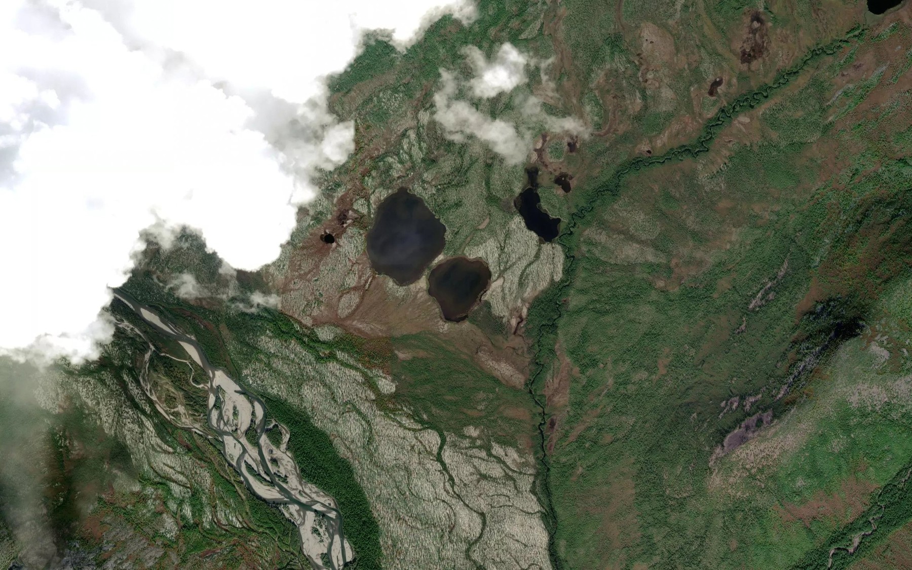 Satellite map of the Ozera Kormovyye