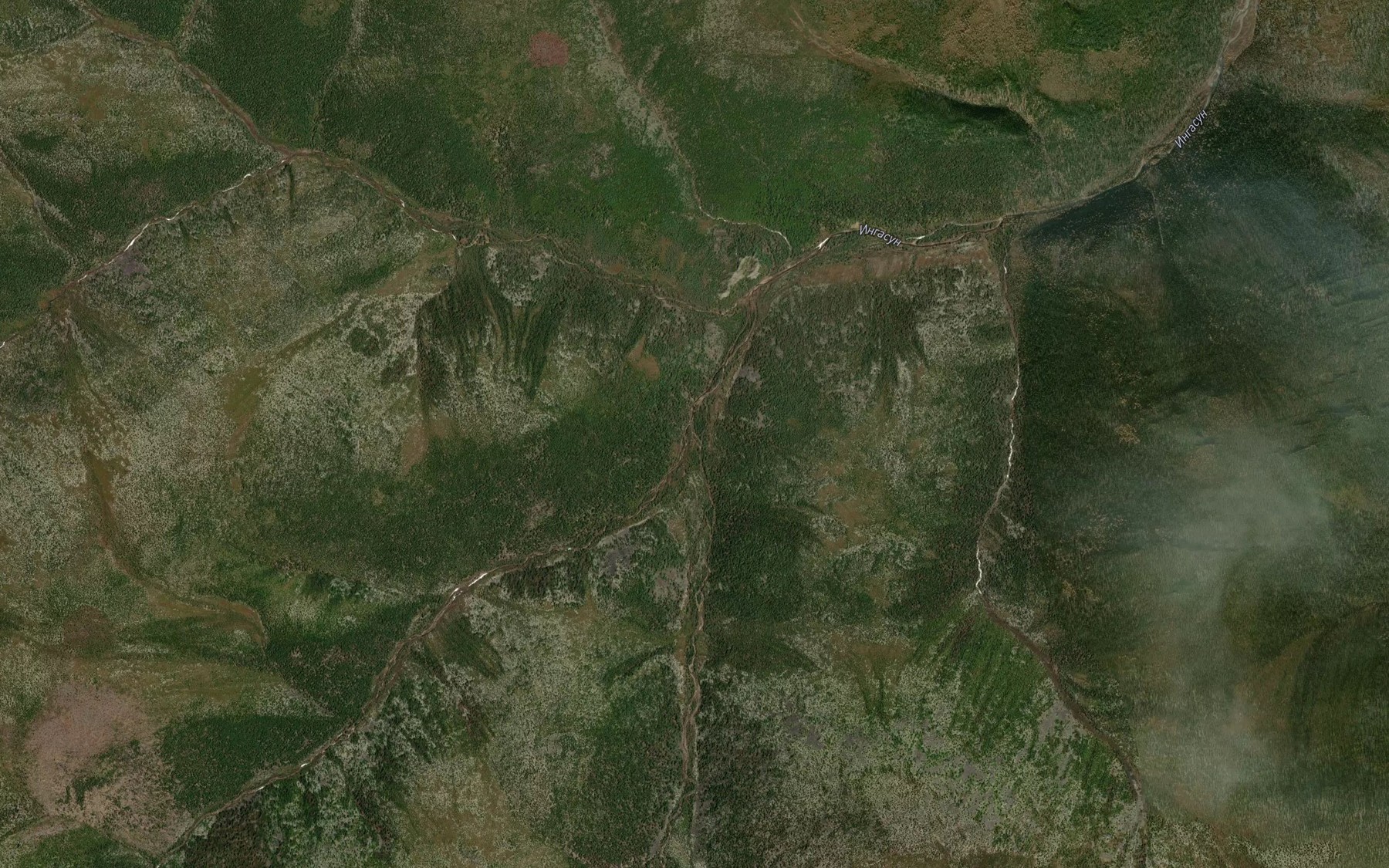Satellite map of the Barun-Ingasun
