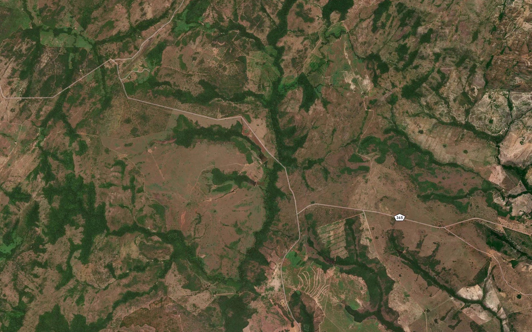 Satellite map of the Corrego Vereda Funda