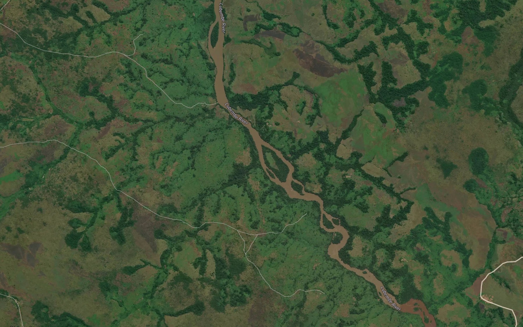 Satellite map of the Lubua