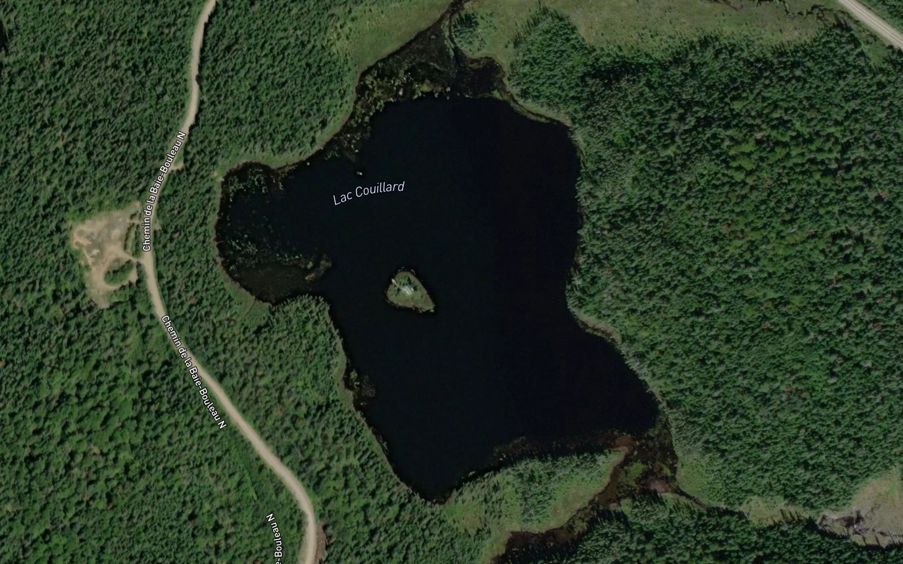 Satellite map of the Lac Couillard