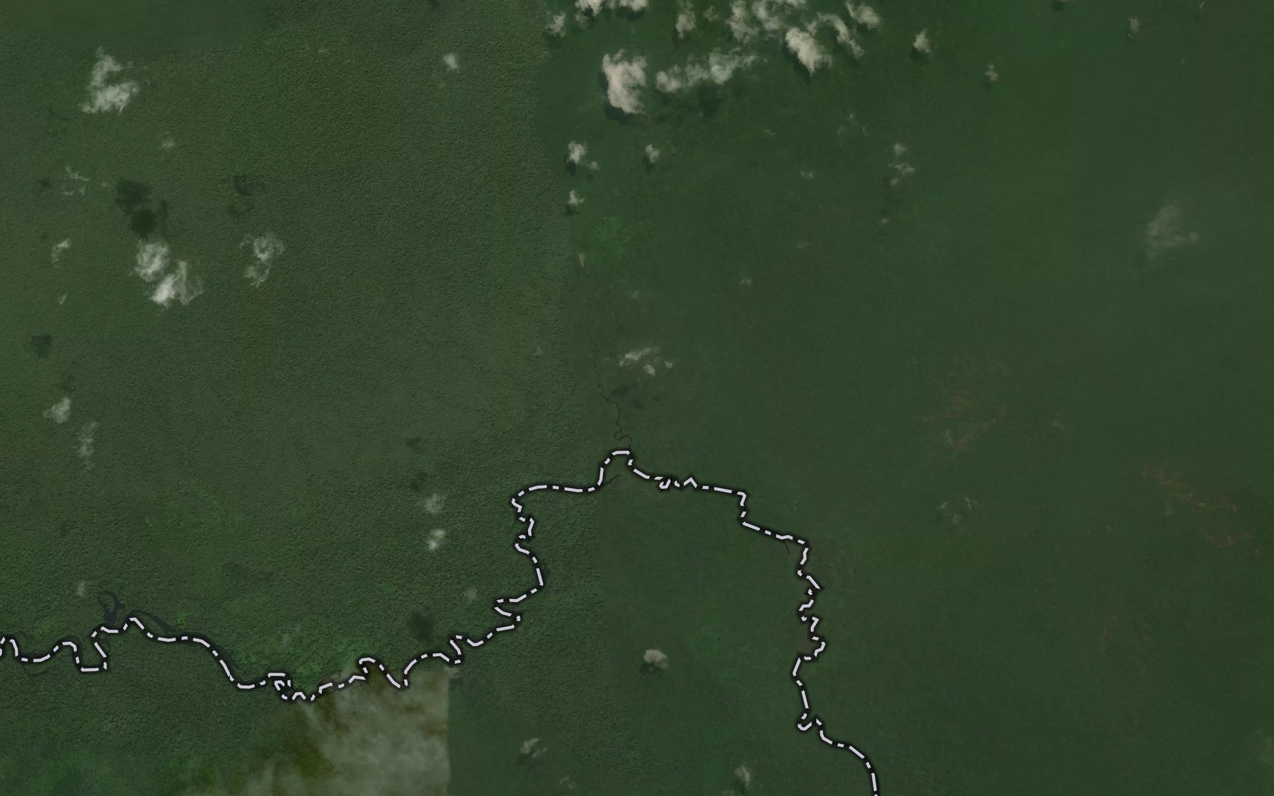 Satellite map of the Ibanga