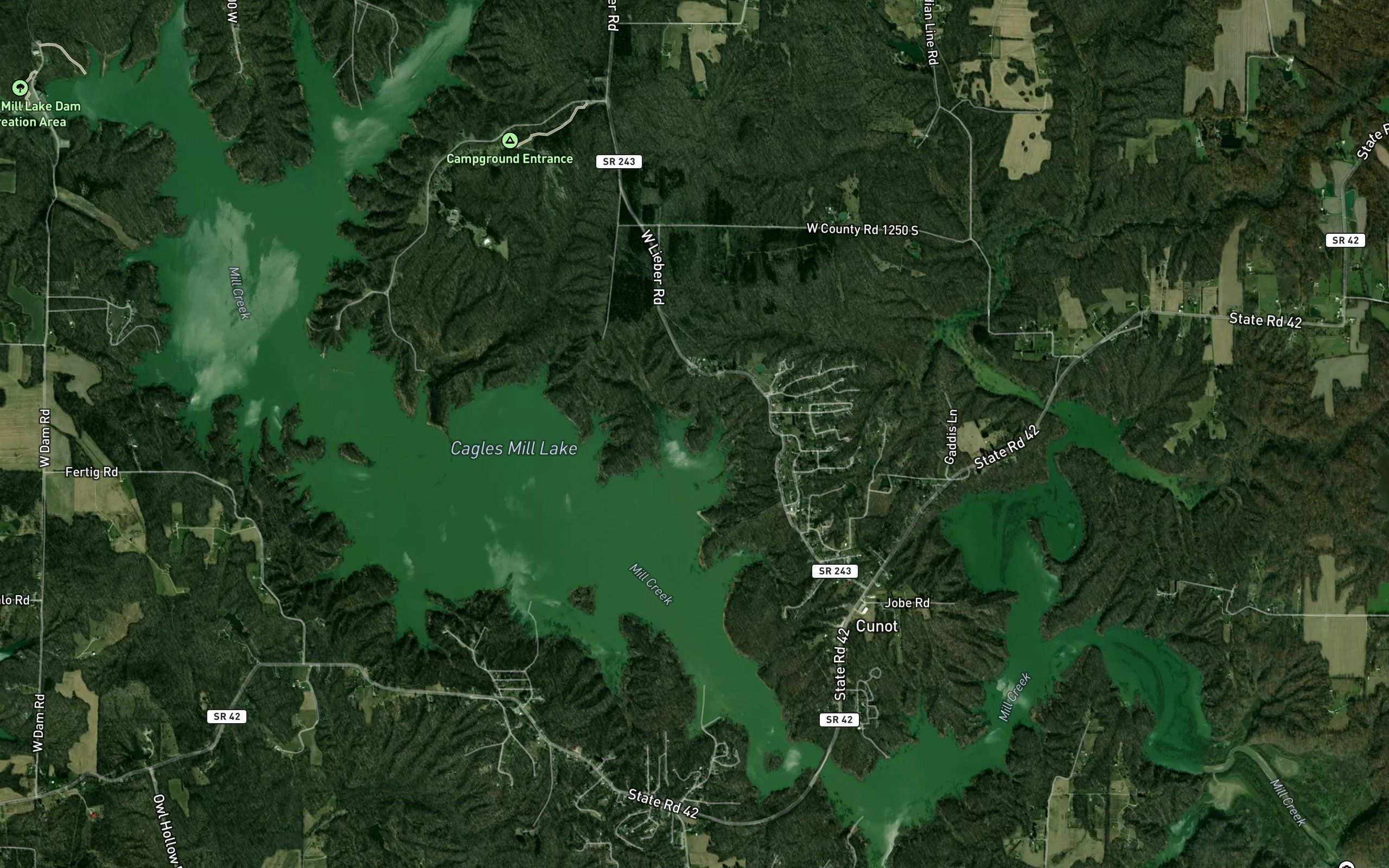 Cagles Mill Lake