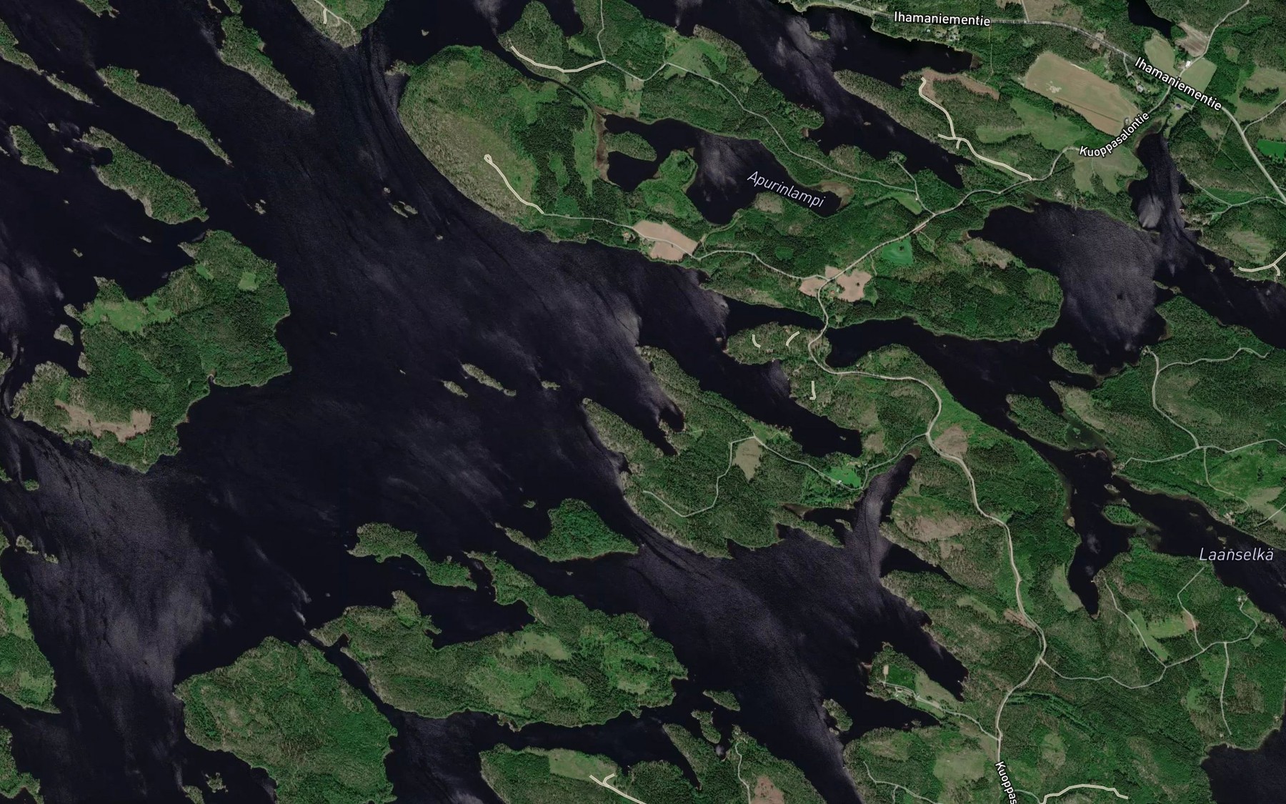 Satellite map of the Luuvelahti