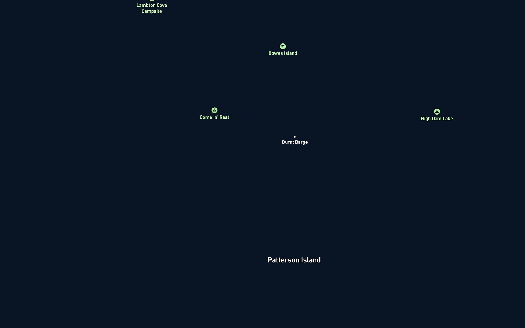 Satellite map of the Jacks Bay